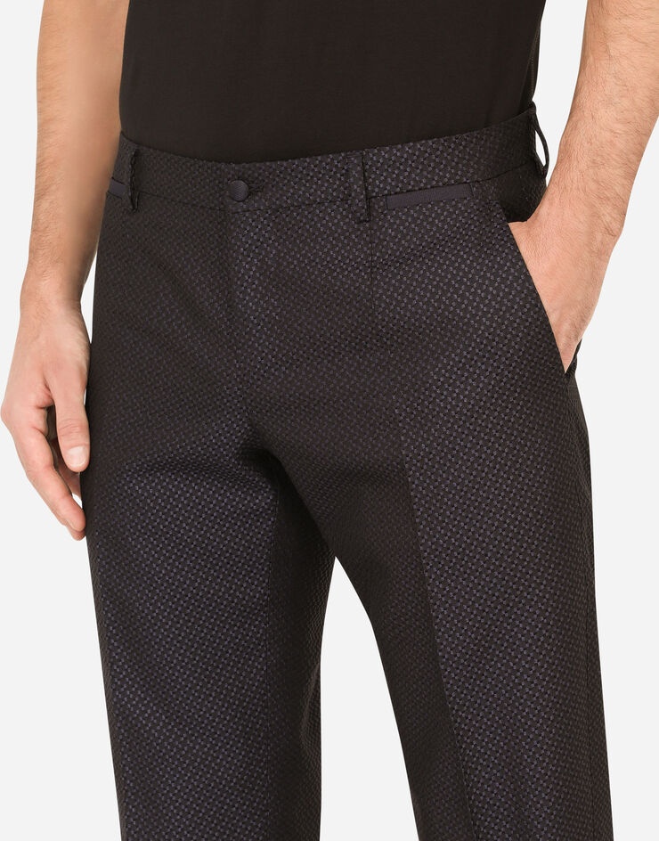 Tailored jacquard pants - 4