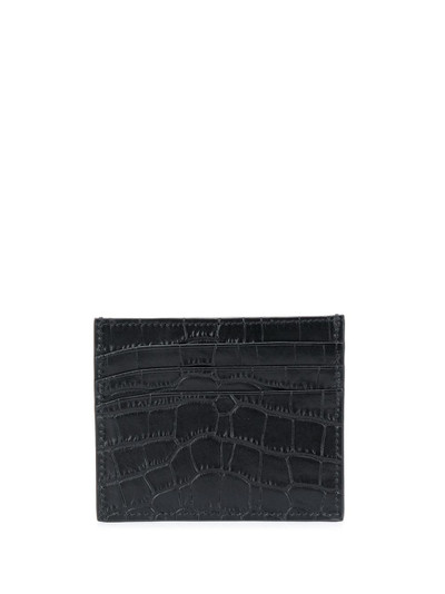 Montblanc alligator printed motif cardholder outlook