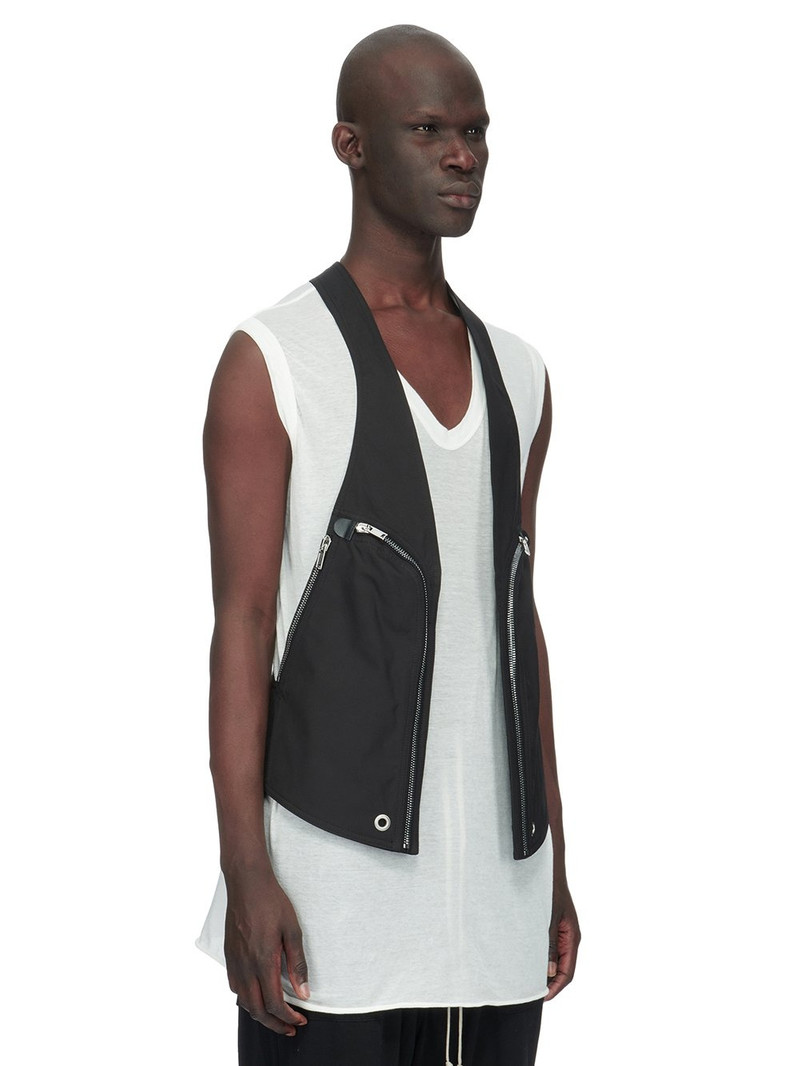 Rick Owens Bauhaus leather vest outlook
