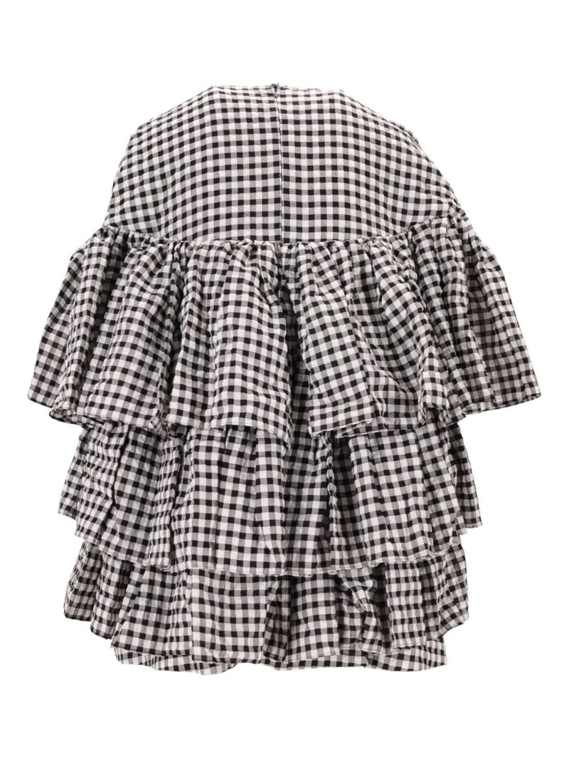 ruffled tiered mini dress 3
