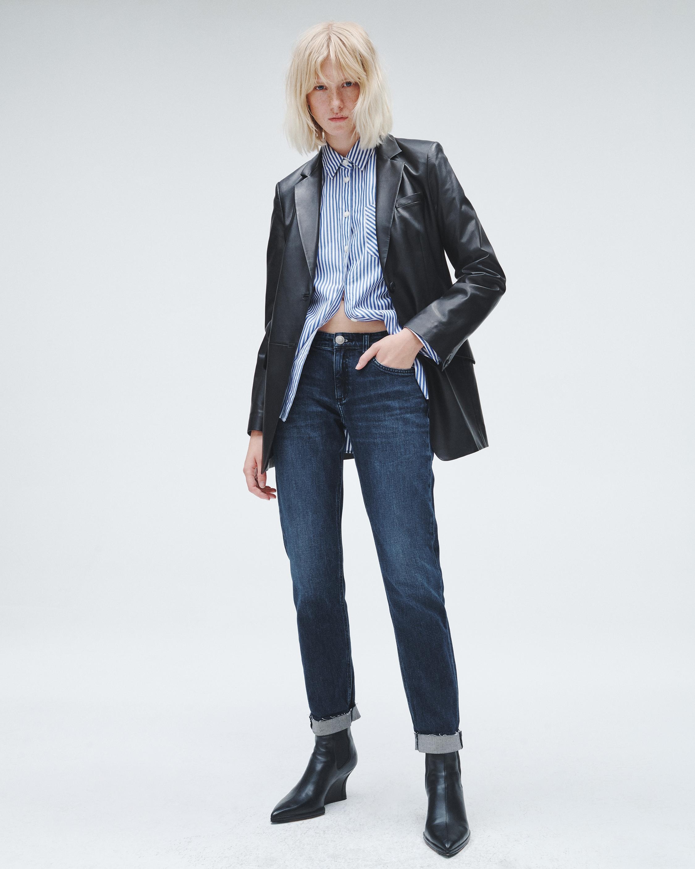 Dre Slim Boyfriend Jean
Vintage Stretch Denim - 2