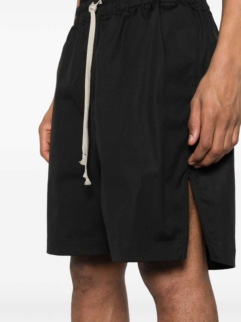 poplin organic-cotton track shorts - 5