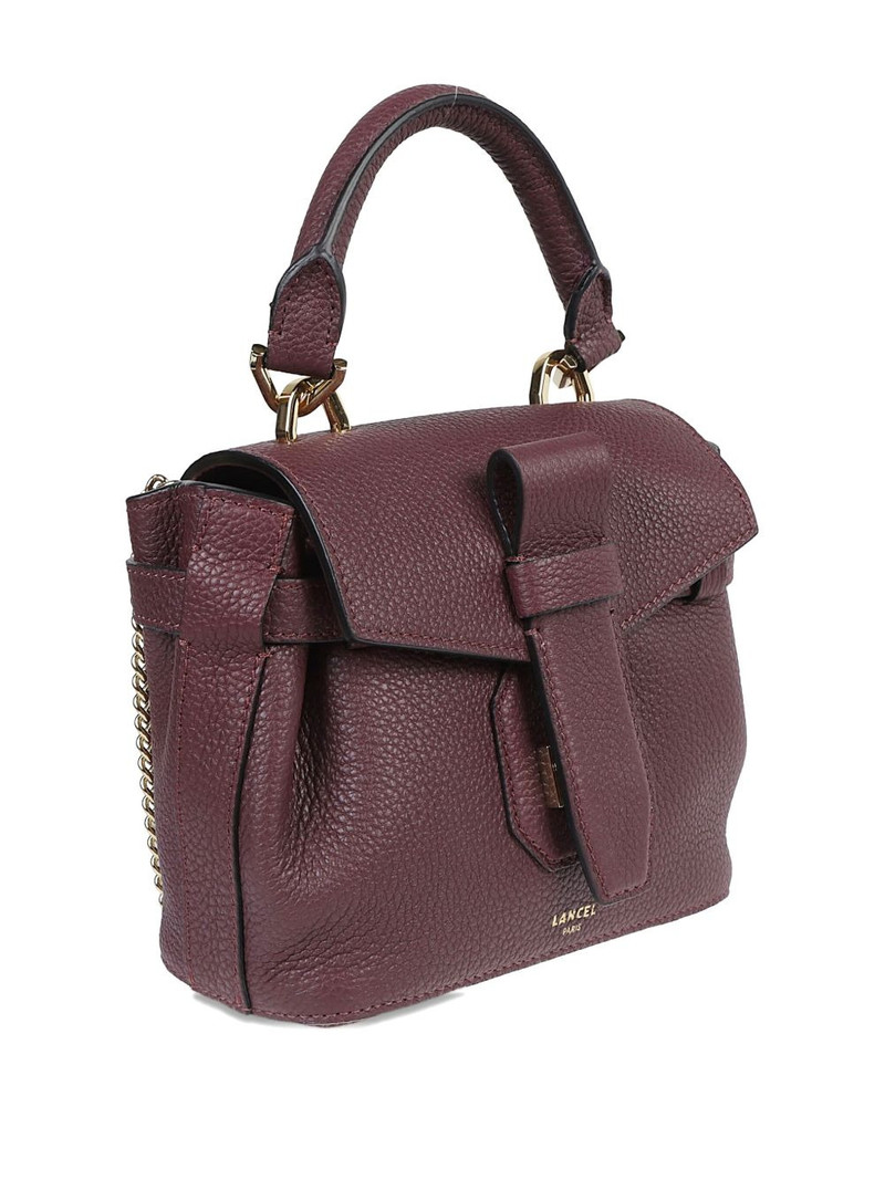 leather top-handle shoulder bag 3