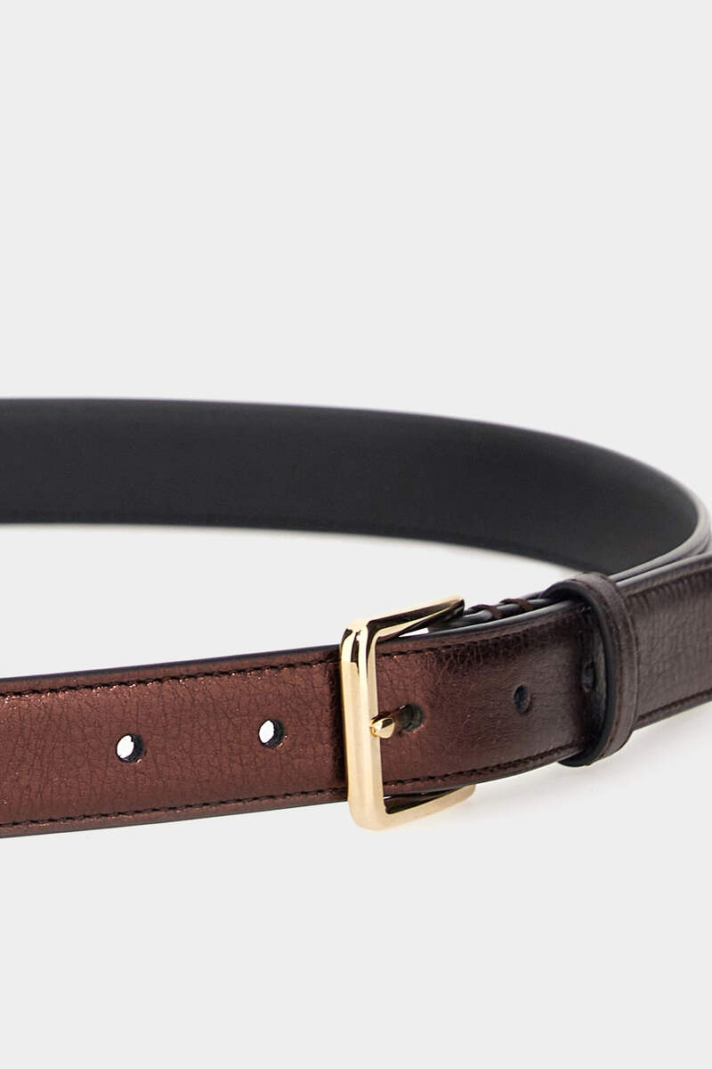 DSQUARED2 D2 CLASSIC LAMINATED BUCKLE BELT outlook