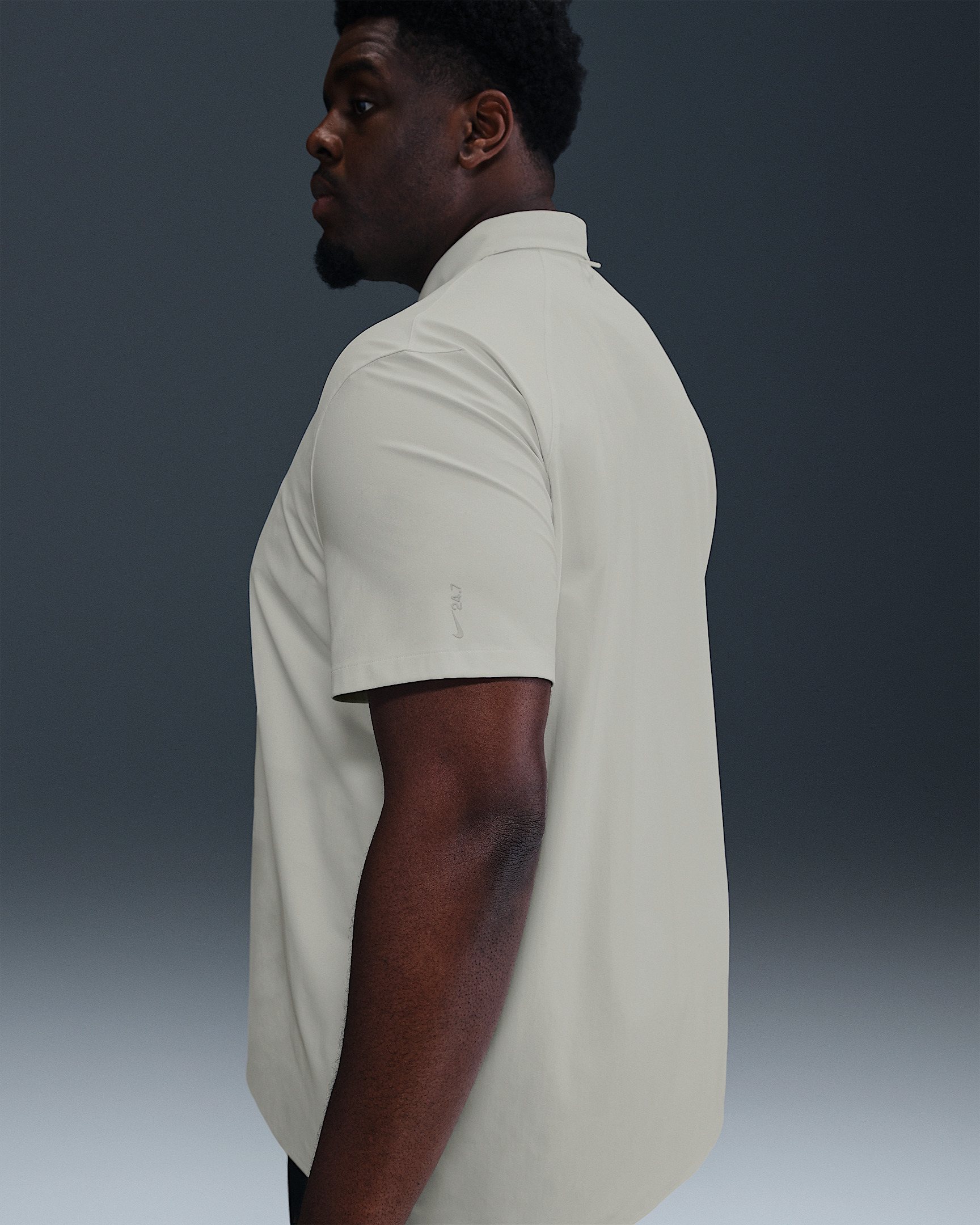 Nike 24.7 PerfectStretch Men's Dri-FIT Short-Sleeve Snap-Down Top - 7