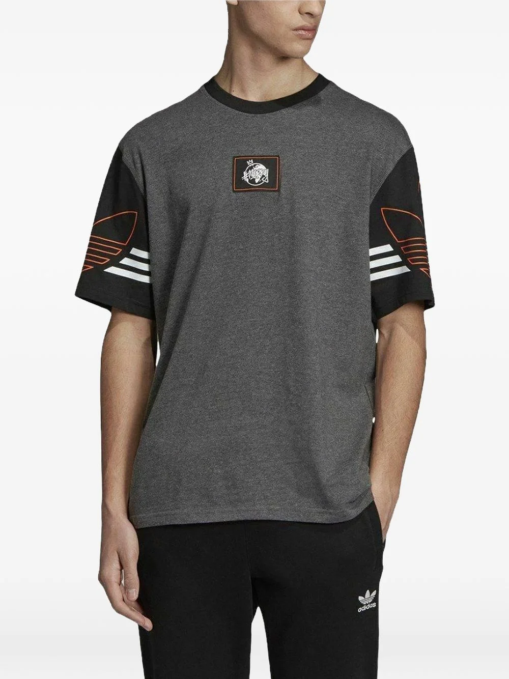 colourblock sprt T-shirt - 1