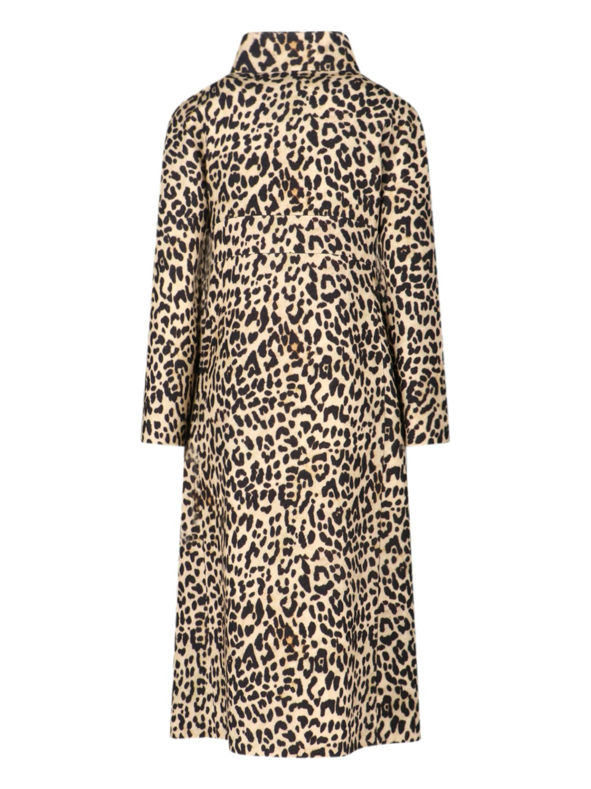 ANIMALIER DOUBLE-BREASTED COAT - 2
