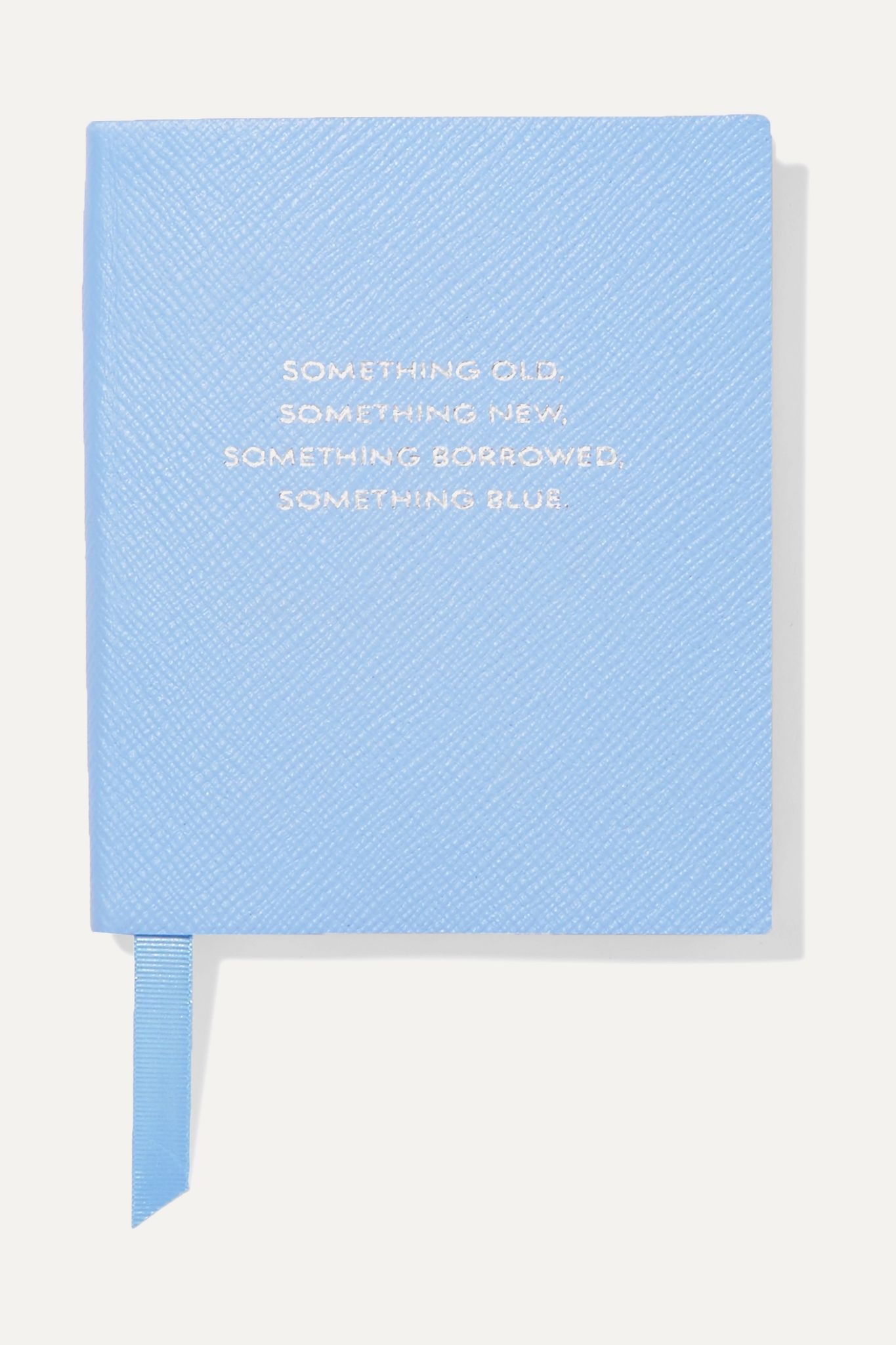 Panama Something Old, Something New, Something Borrowed, Something Blue textured-leather notebook - 1