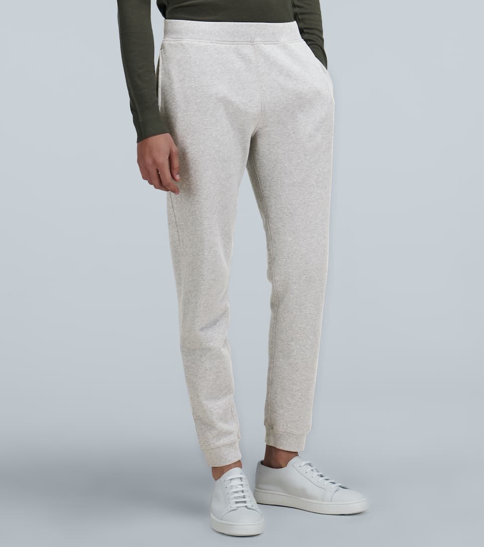 Cotton loopback sweatpants - 3