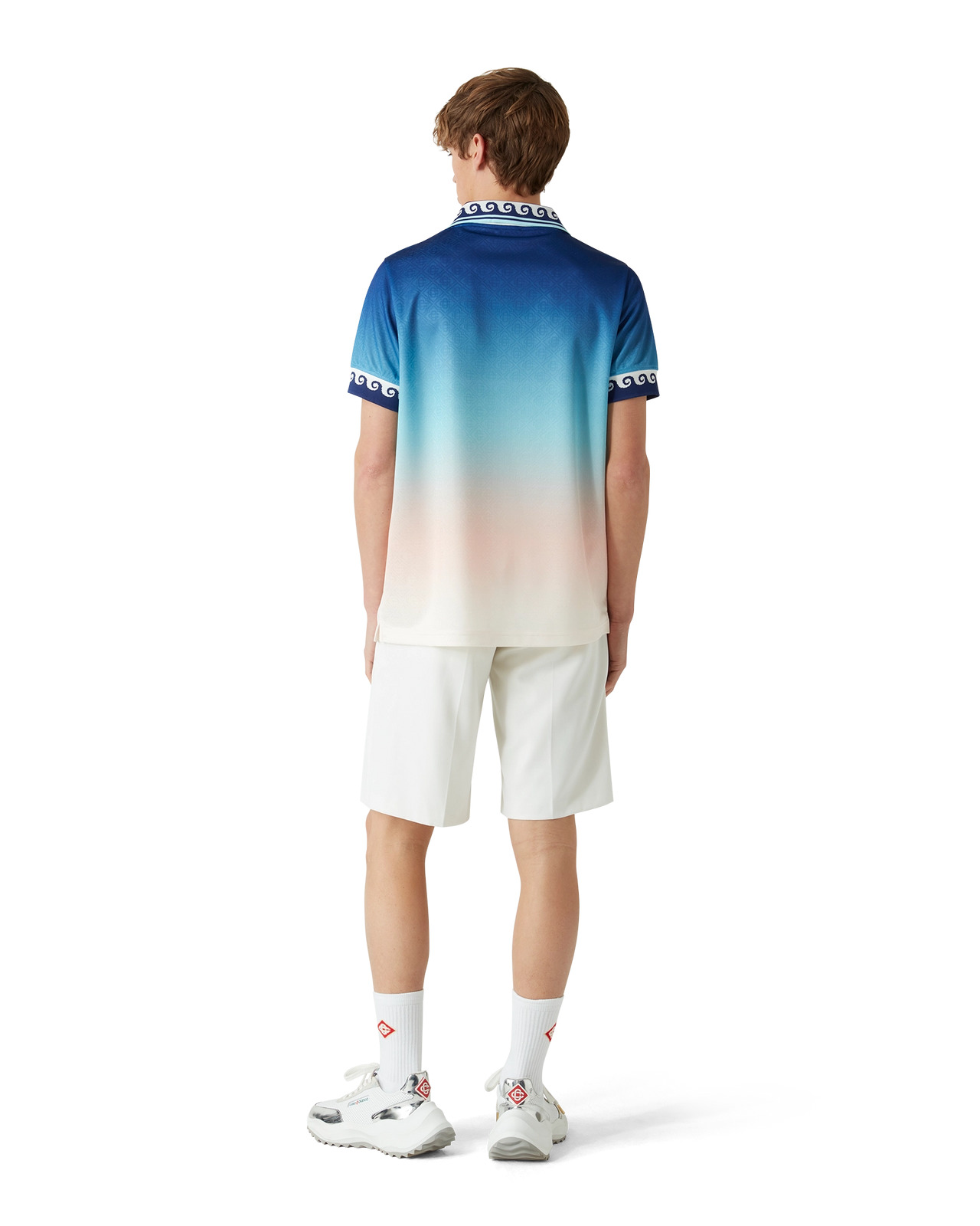 Jacquard Gradient Football Shirt | Casablanca Paris - 3