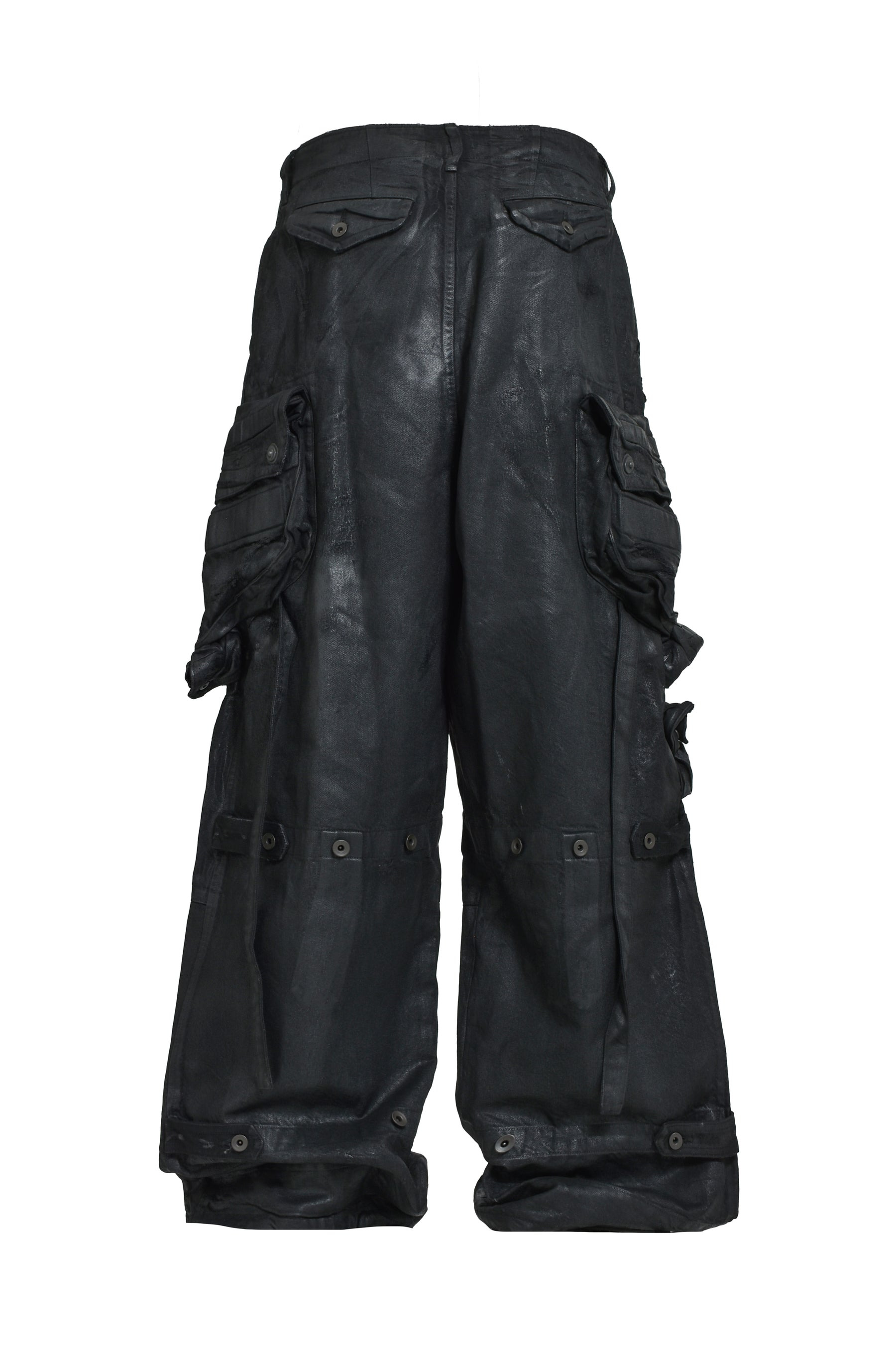 12OZ COATING GASMASK CARGO / BLK WAX - 2