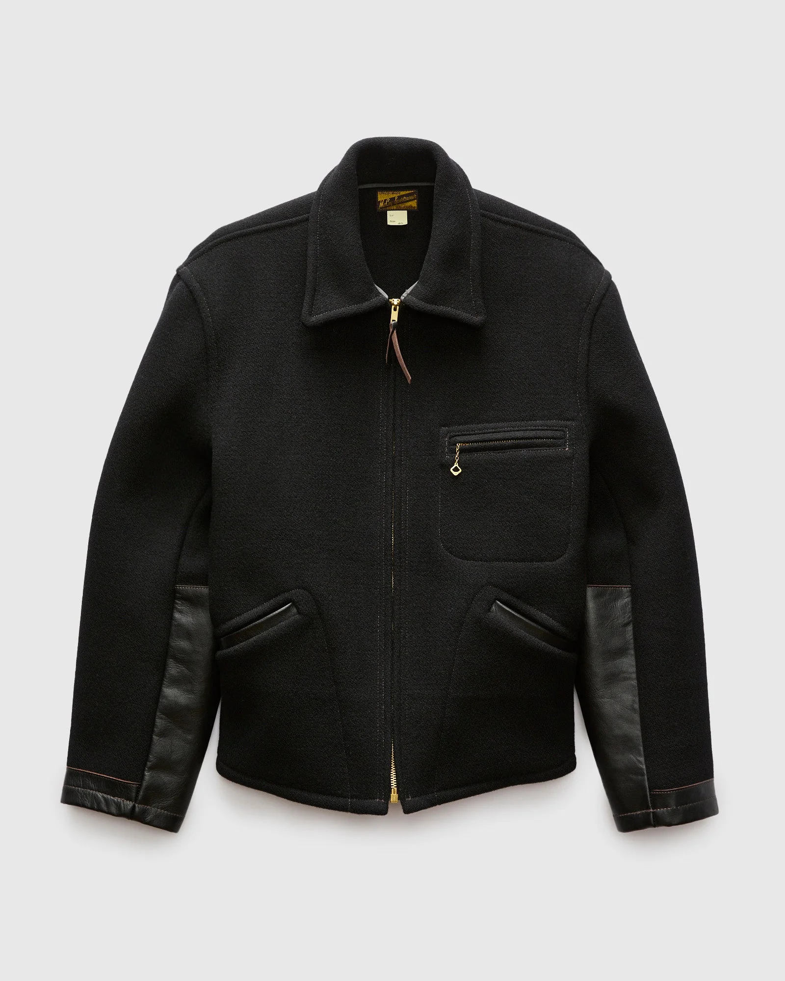 Wool Field Sports Jacket in Black - 1