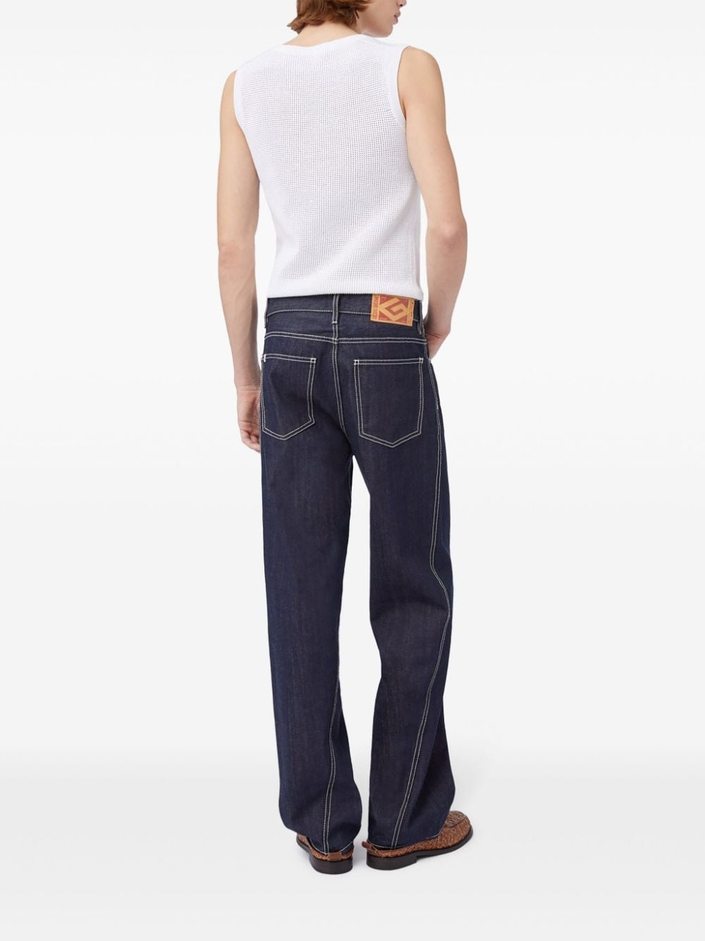 Raw wide-leg jeans - 4