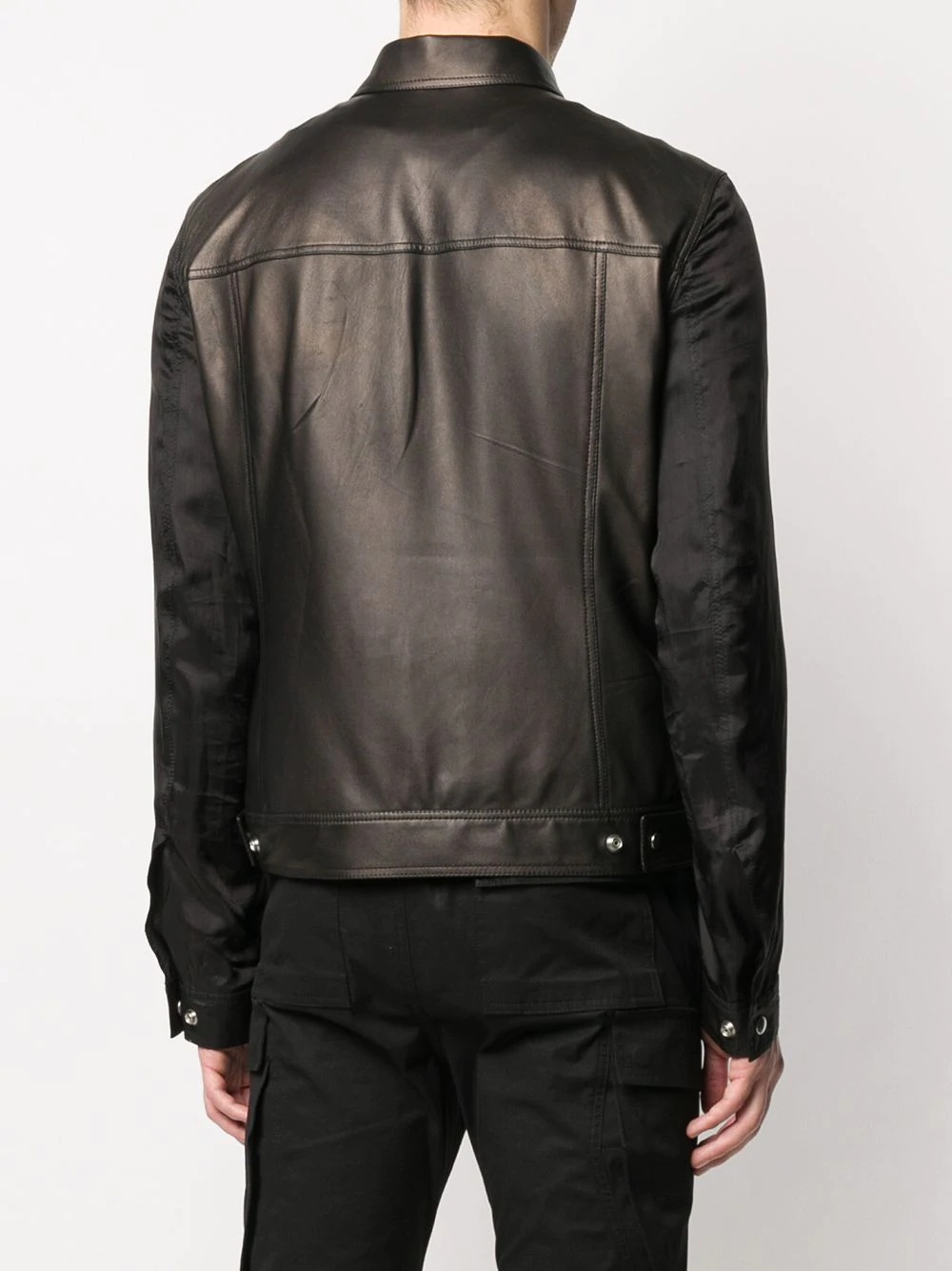 leather short jacket - 4