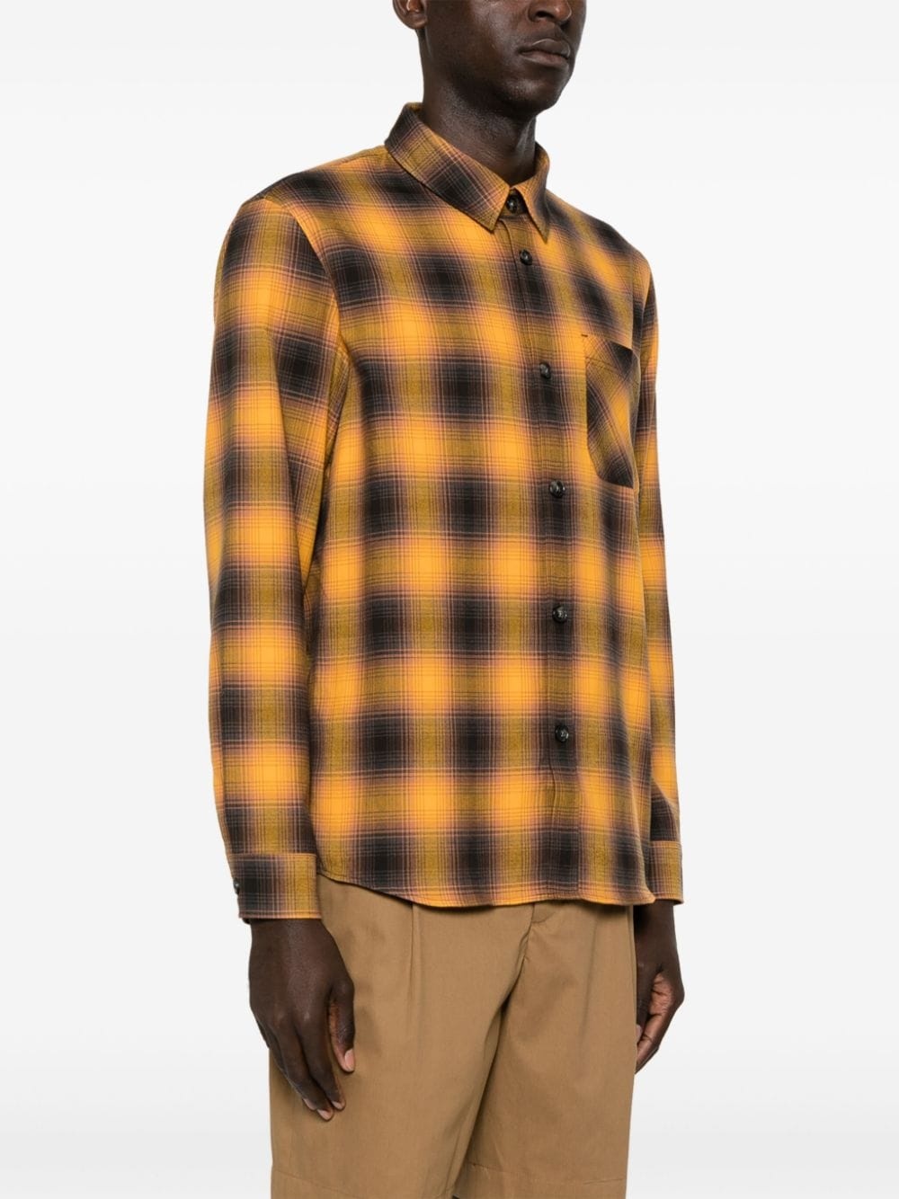 Trek checked cotton shirt - 3