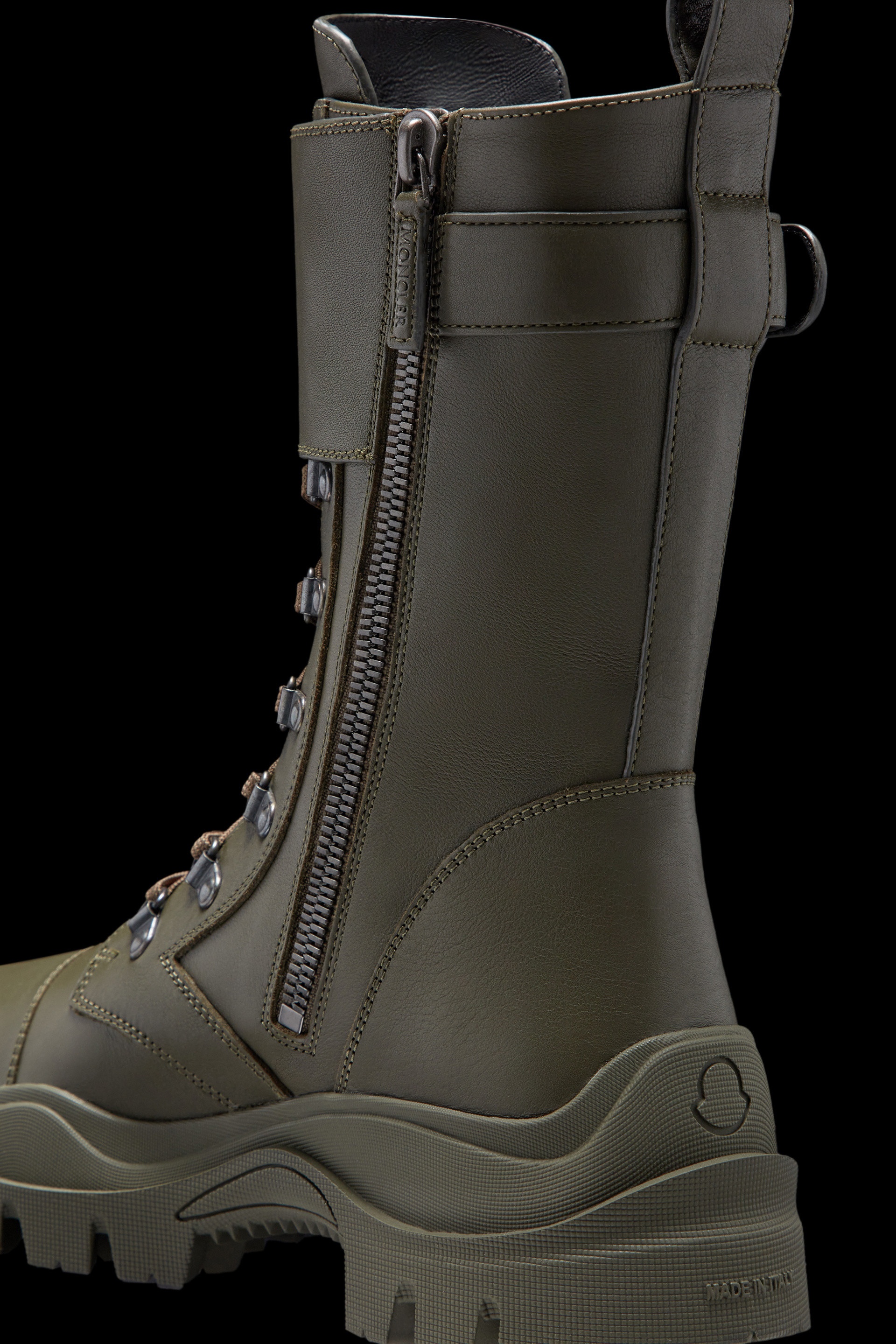 Larue Buckle Lace-Up Boots - 5