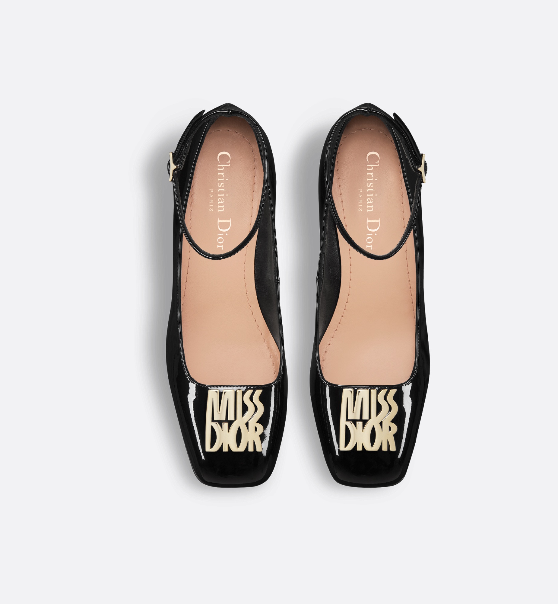 ◆Dior◆ Miss Dior Pump Black Patent Calfskin ブラック Dior Miss Dior Pump | REVERSIBLE