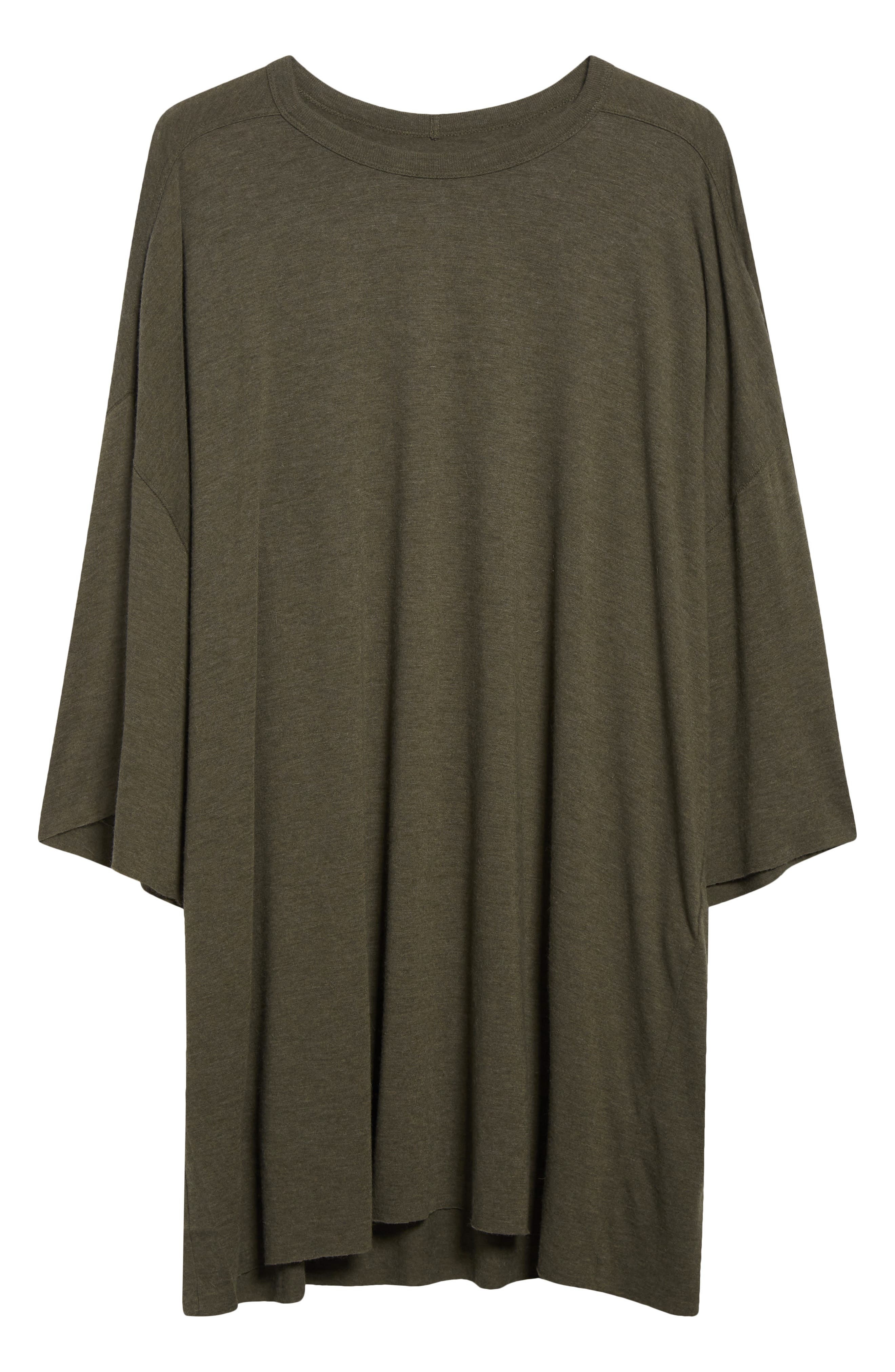 Rick Owens Tommy Oversize T-Shirt in Bosco at Nordstrom - 6