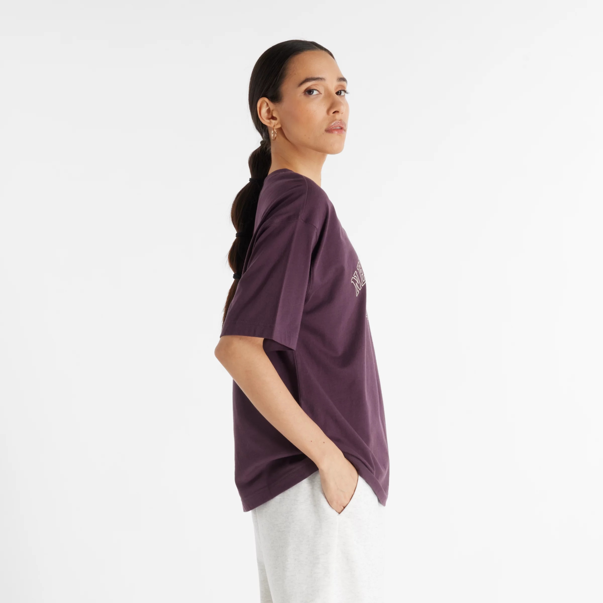 Graphic Jersey Oversized T-Shirt - 3