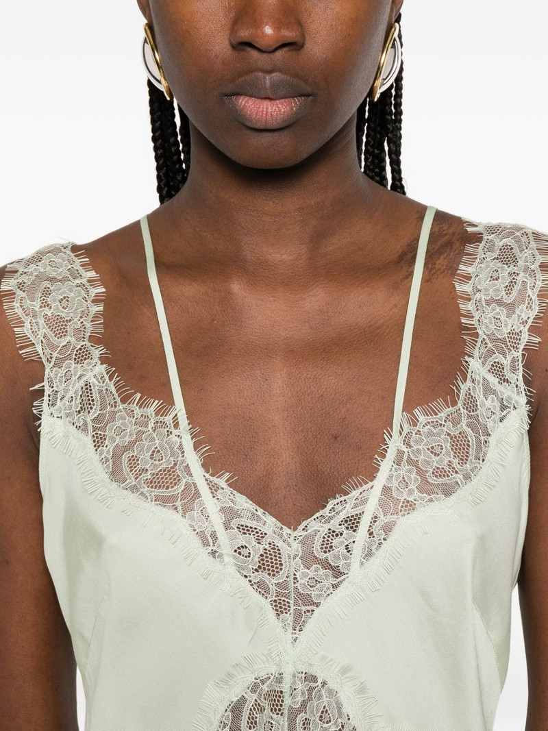 Anise lace V-neck midi dress 5