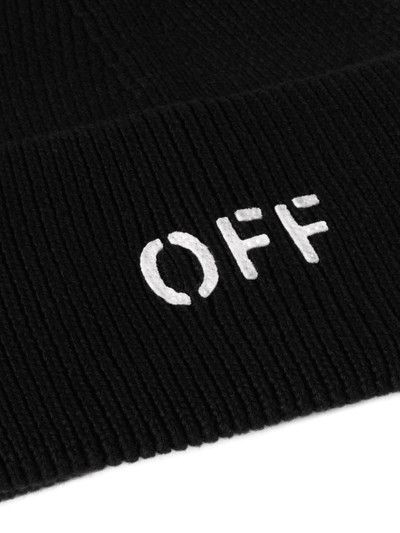 Off-White Off Stamp Loose Knit Beanie outlook