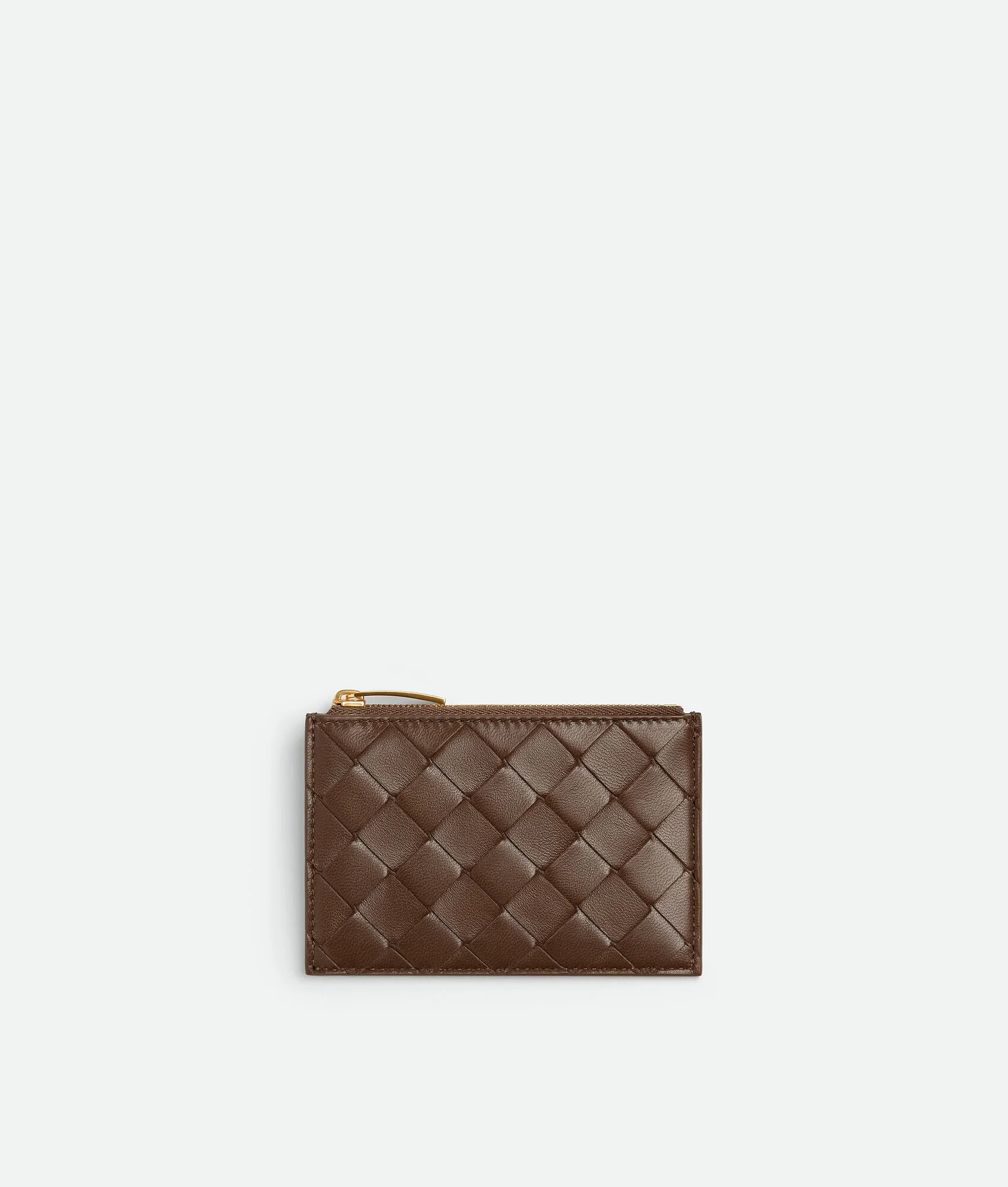 Intrecciato Zipped Card Case - 1