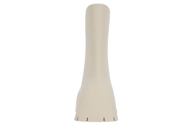 (WMNS) Balenciaga 50mm Trooper Rubber Boots 'Beige' 679326W0FO82000 - 3