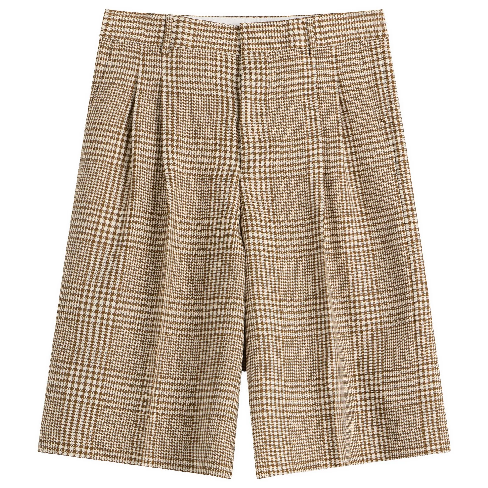 AMI Paris Prince of Wales Check Tailored Short - 1