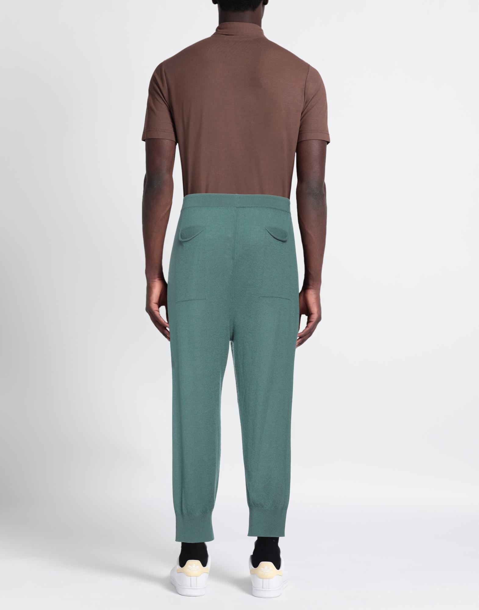 Green Men's Casual Pants - 3