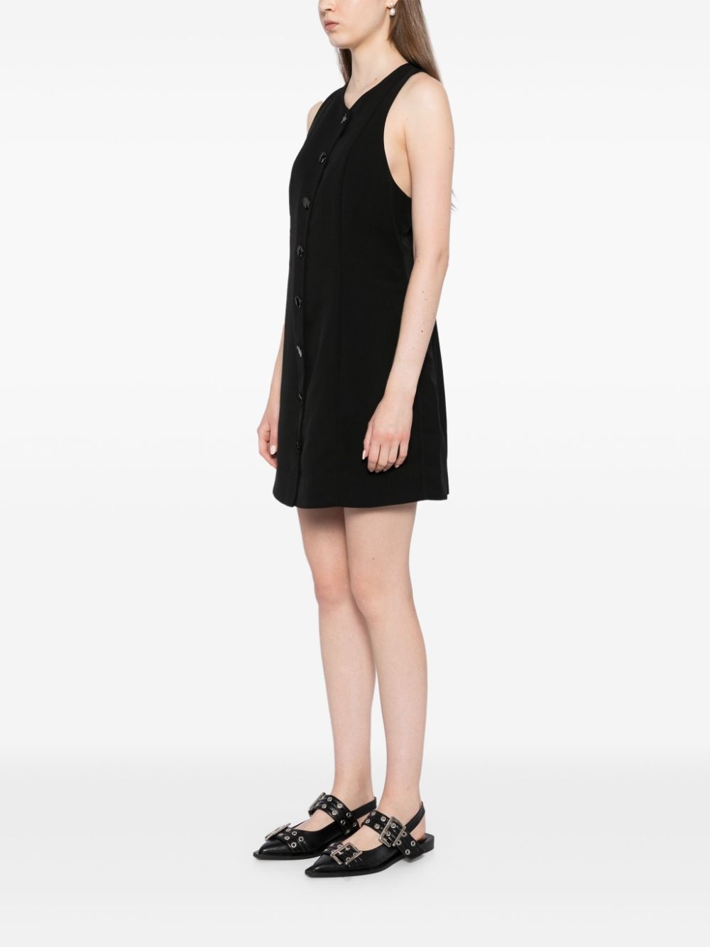 Light Twill Suiting mini dress - 3