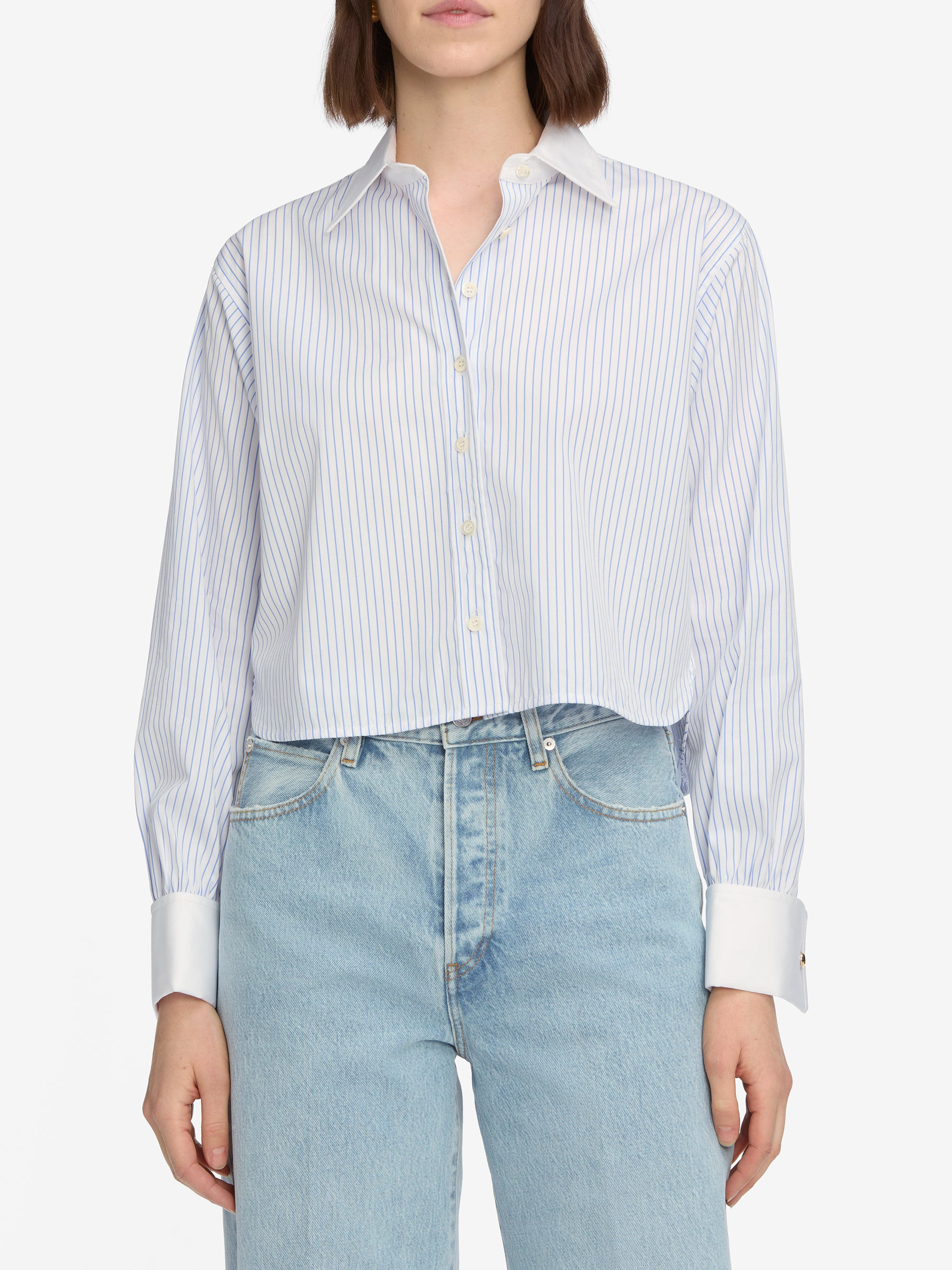 The Charles Shirt in Oxford Blue Multi - 3