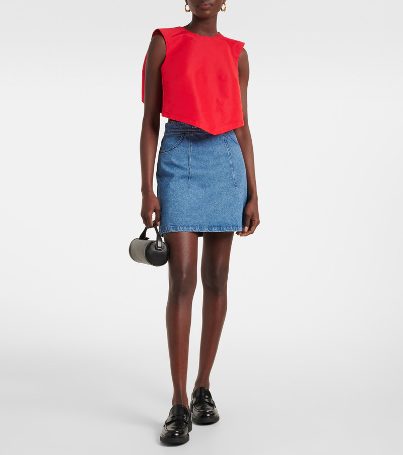 PATOU Cotton miniskirt outlook
