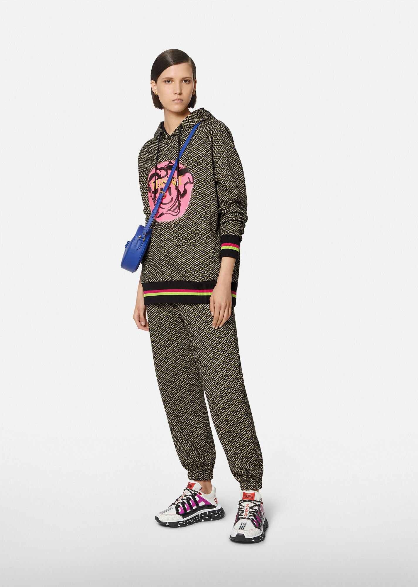 La Greca Print Sweatpants - 4