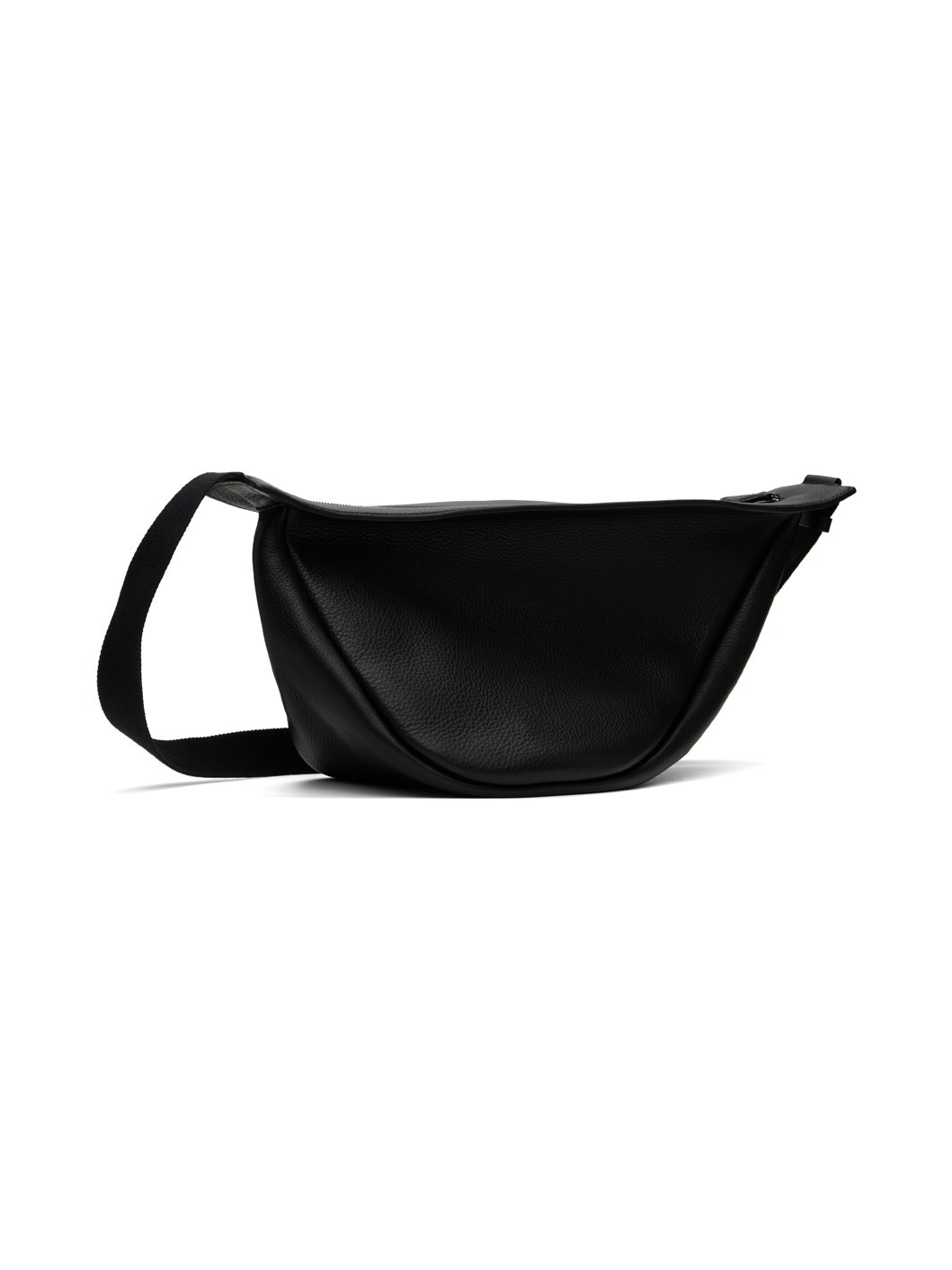 Black Large Slouchy Banana Bag - 3