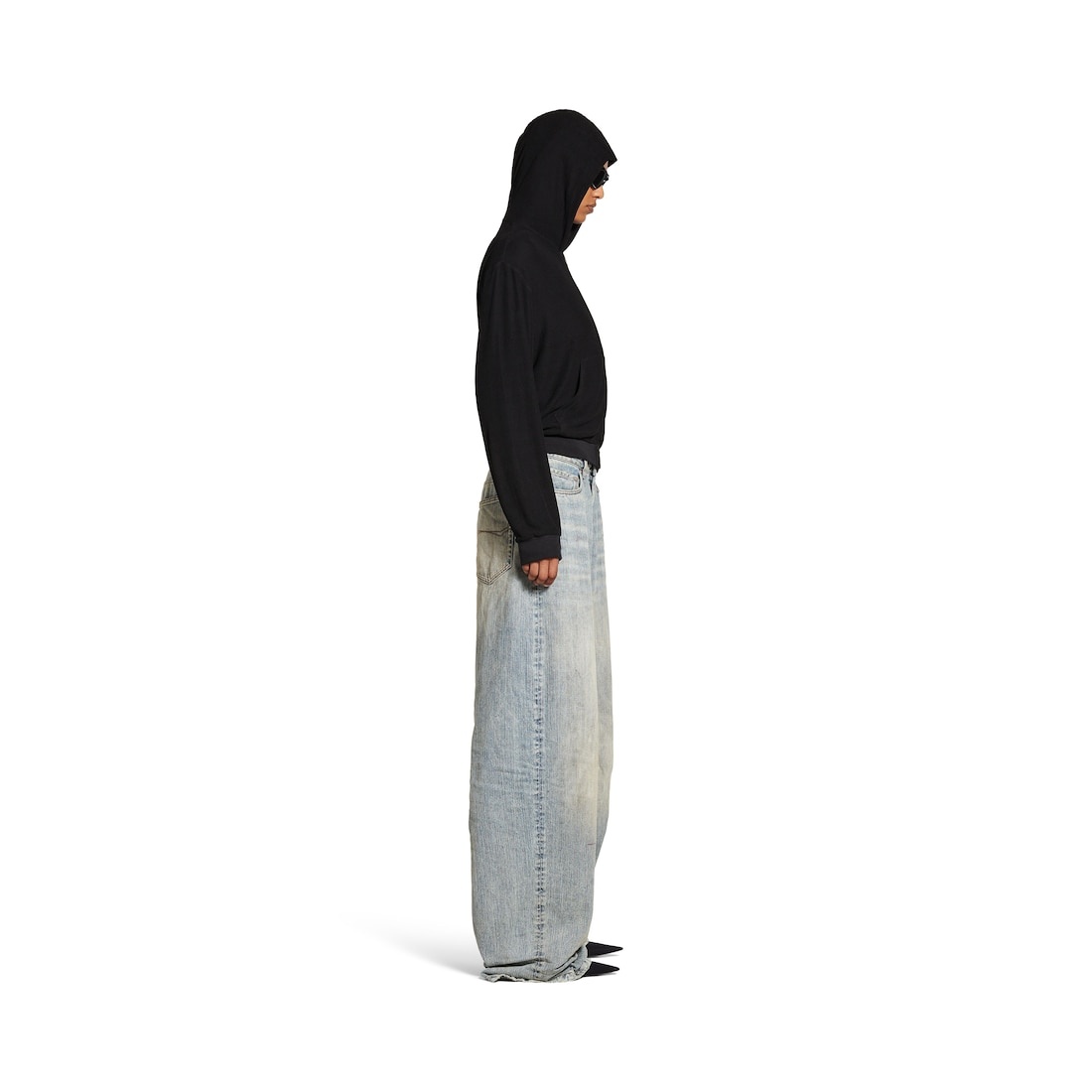 Men's Pull-up Pants in Blue - 3