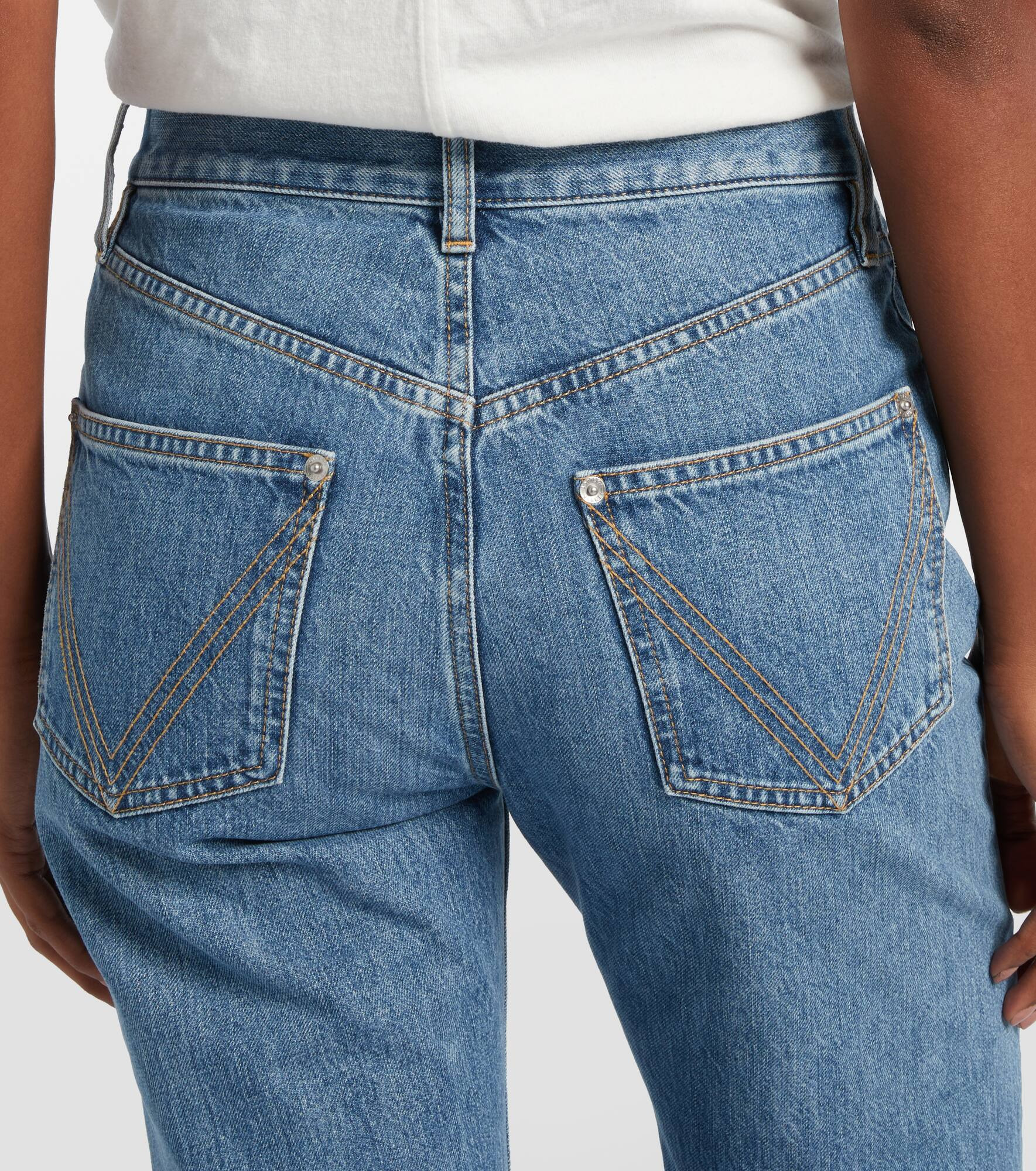 High-rise straight jeans - 5