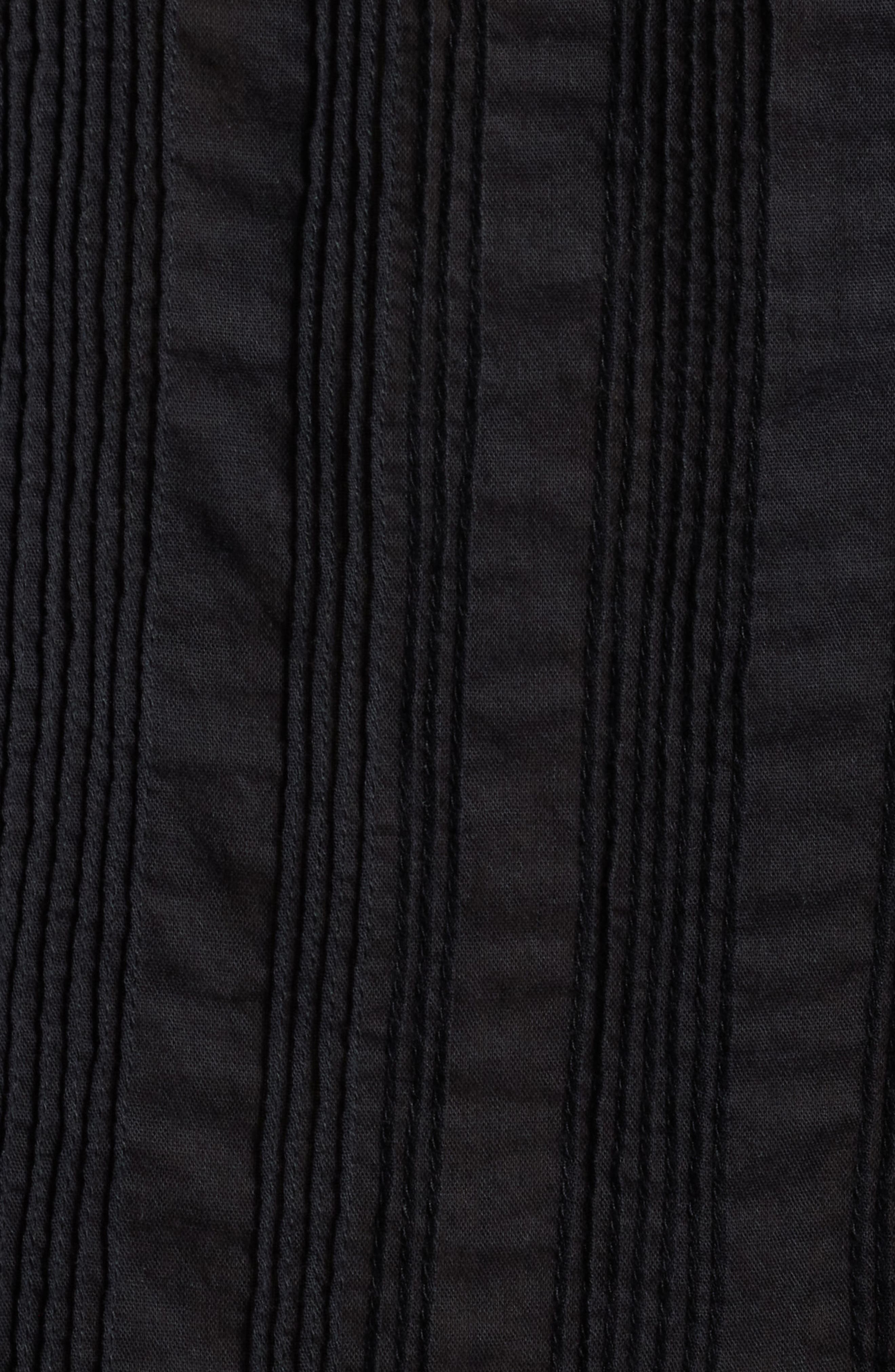 DÔEN Henri Organic Cotton Voile Top in Black at Nordstrom - 6