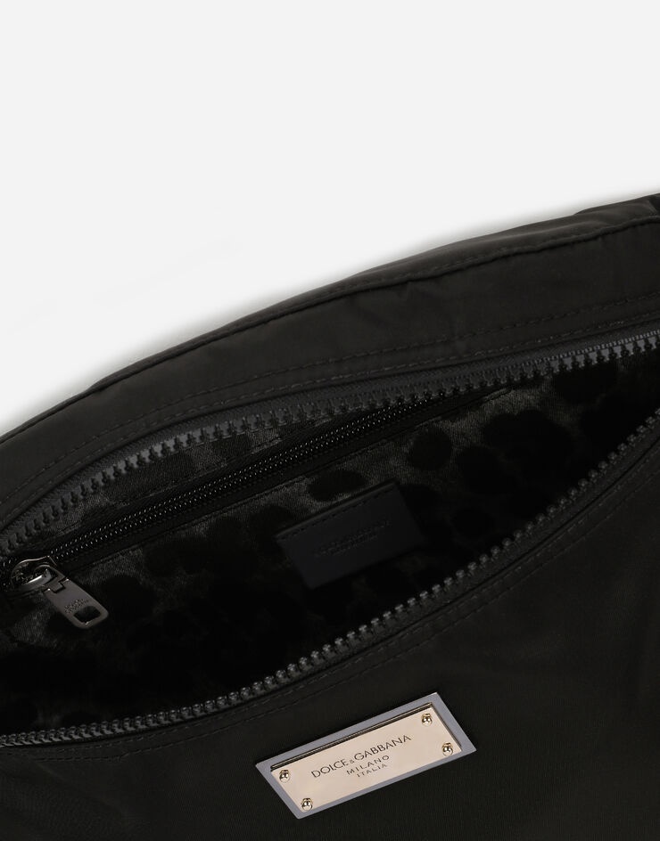 Nylon belt bag with branded plate - 4