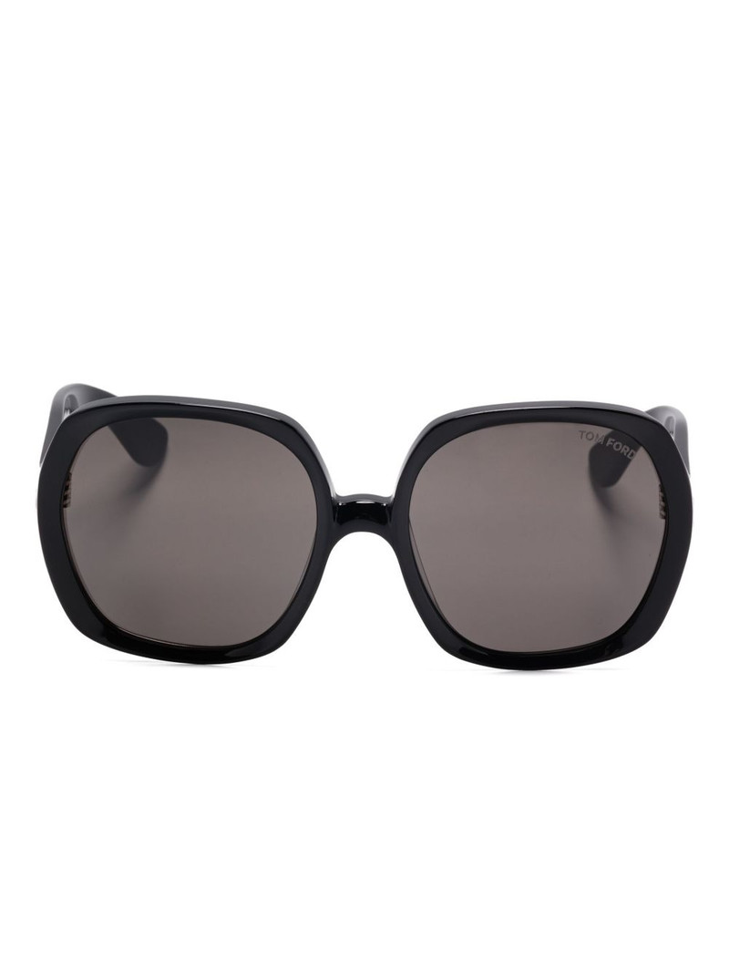 oversize-frame sunglasses 1