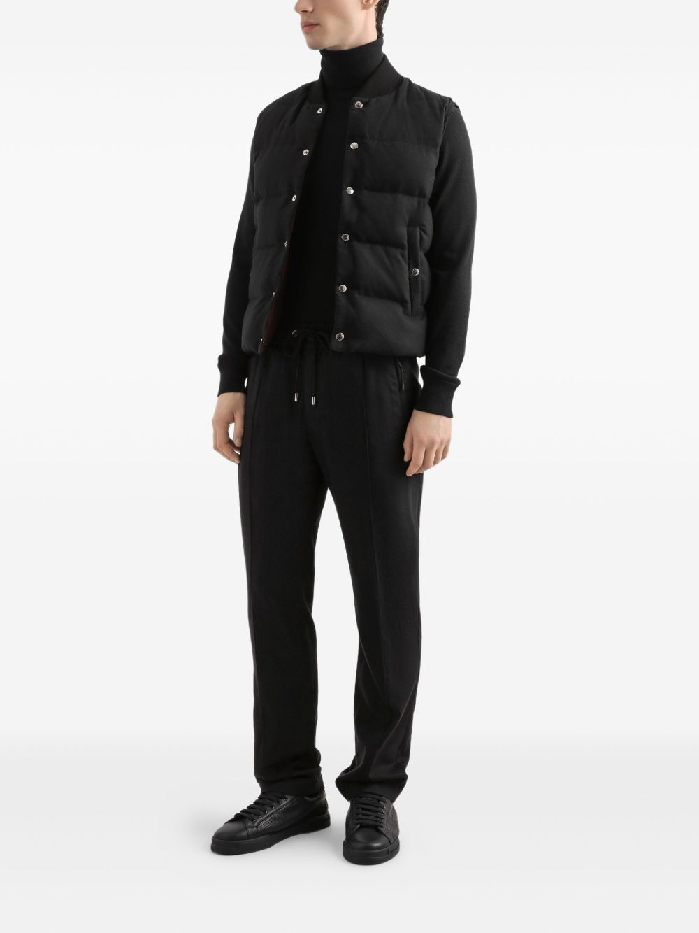 quilted padded gilet - 2