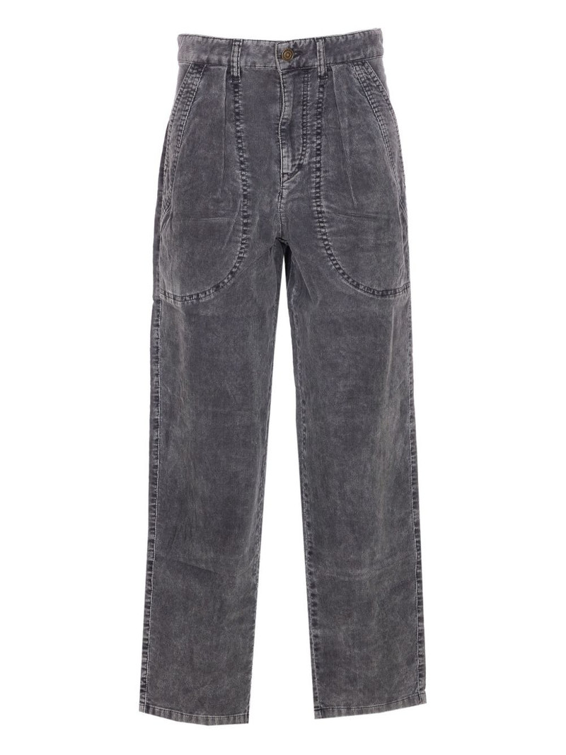 Onyta patch-pocket corduroy trousers - 1