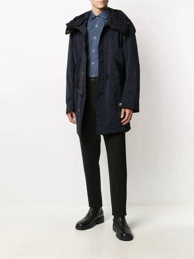 Ten C fishtail mid-length parka outlook