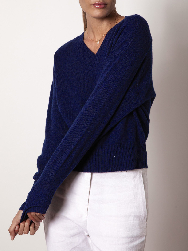 BROCHU WALKER The Leia Vee Sweater outlook