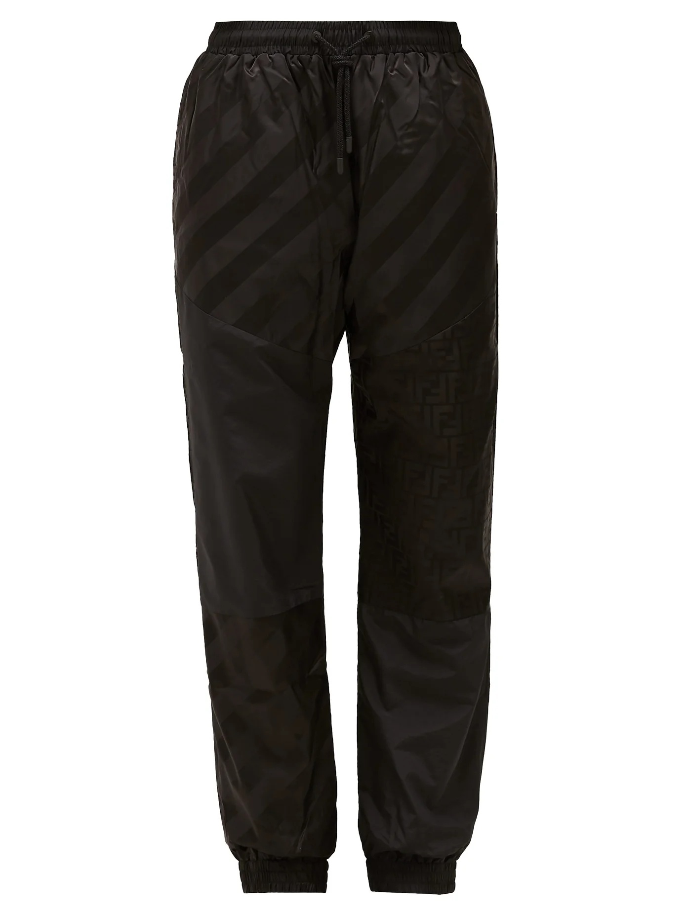 FF-logo technical-shell track pants - 1