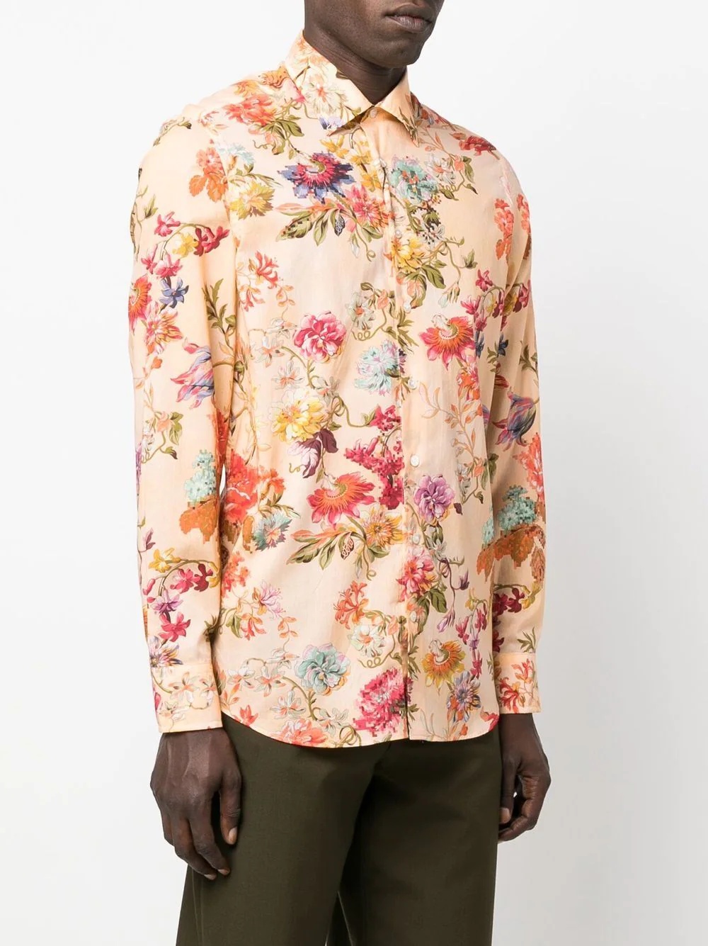 floral cotton shirt - 3