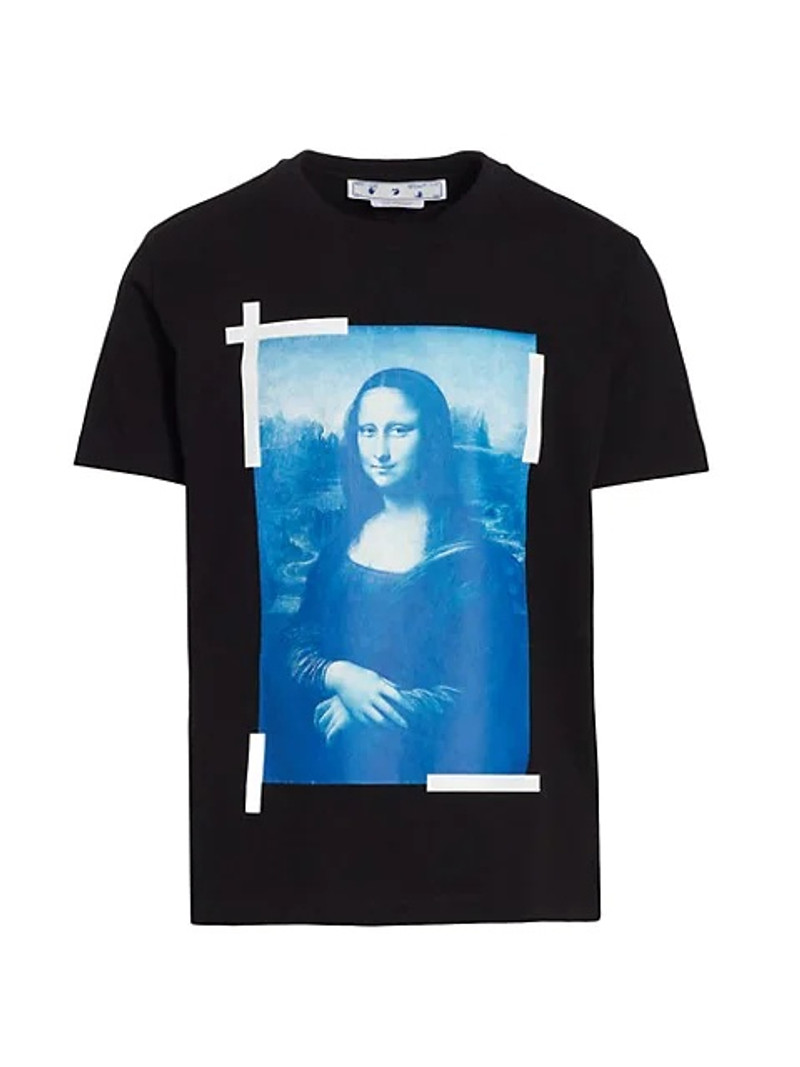 Monalisa 로고 인쇄 티셔츠 - 1
