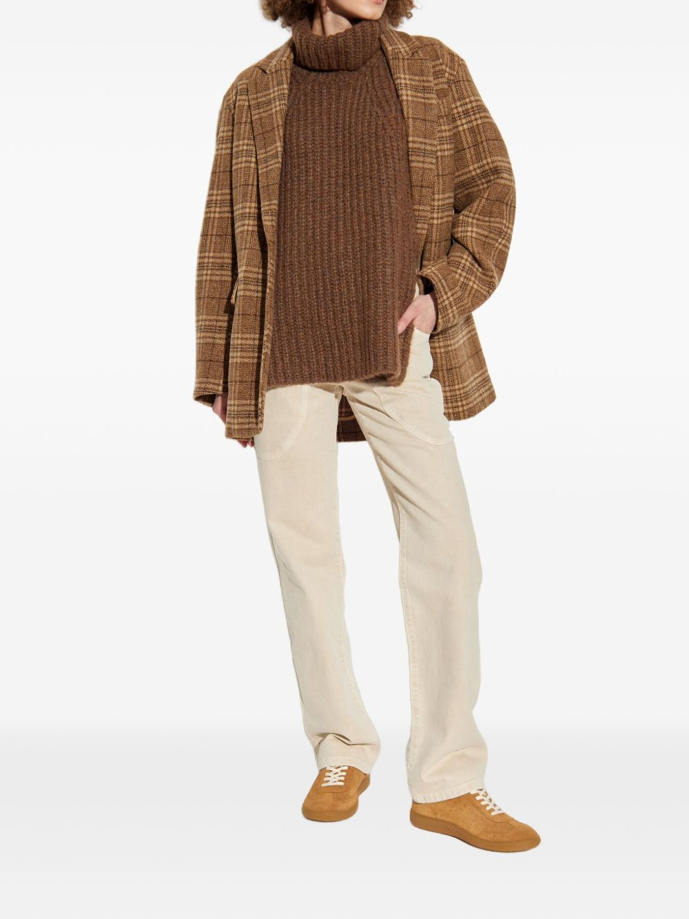 Limiza checkered wool coat - 2