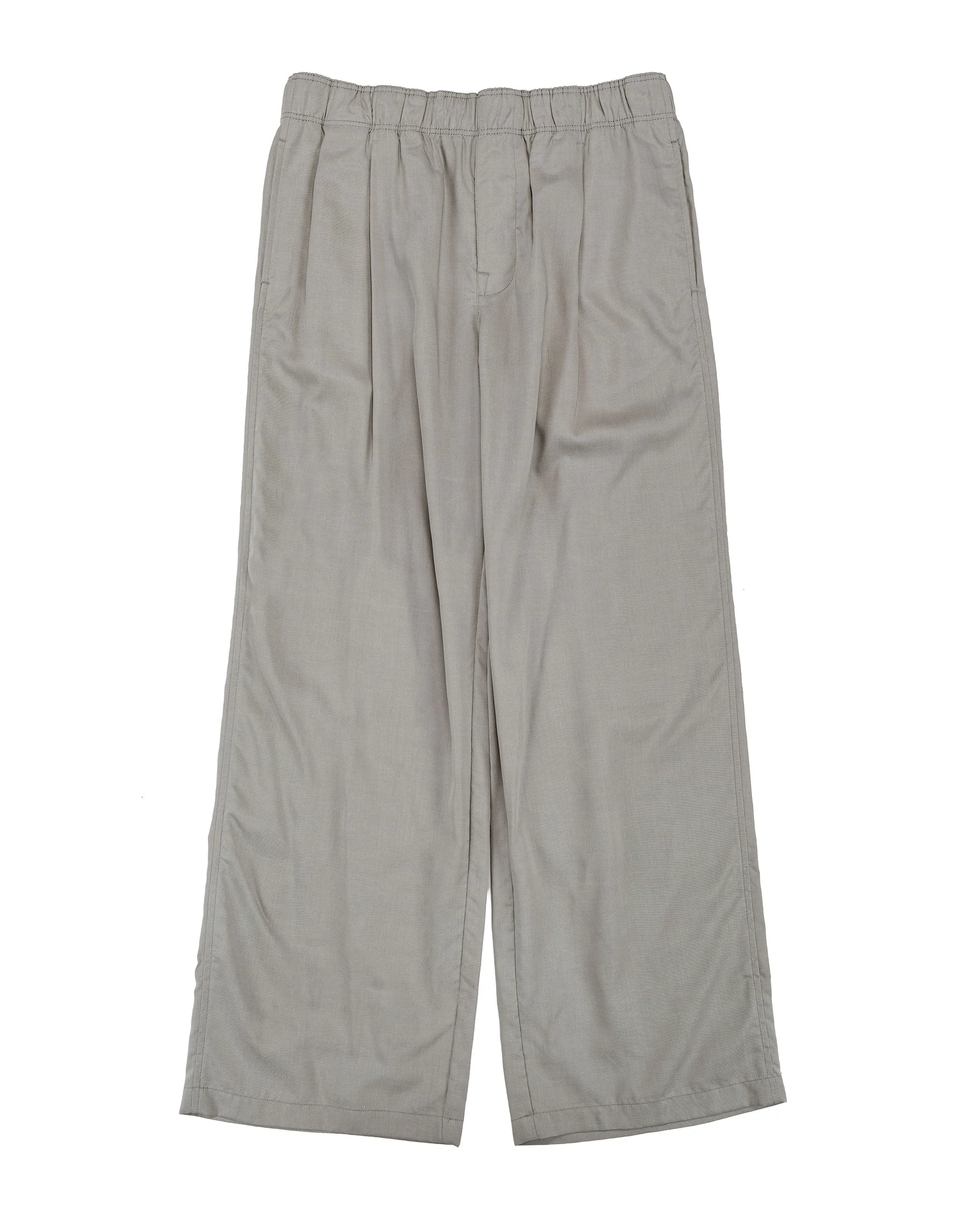 Leisure Trouser Willow Grey Softflow Tencel - 1