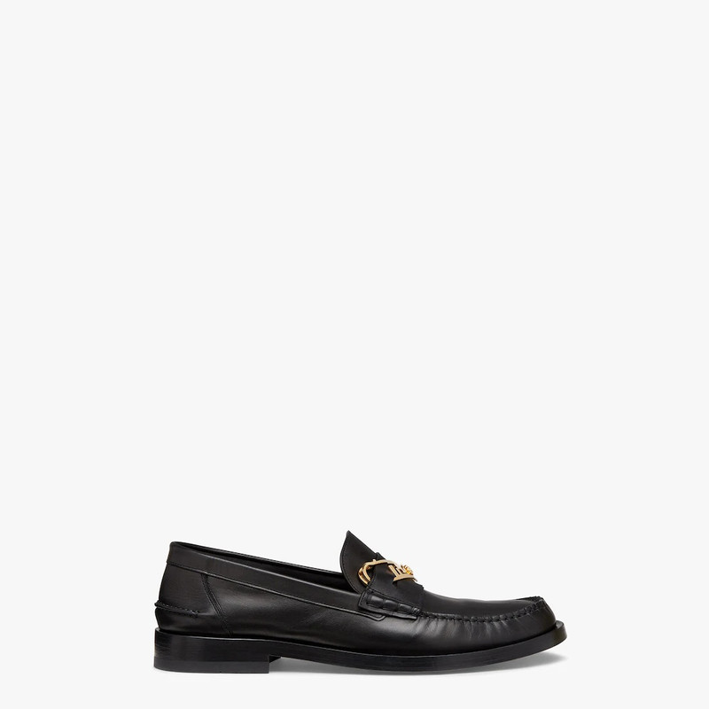 Fendace Black leather  loafers 1