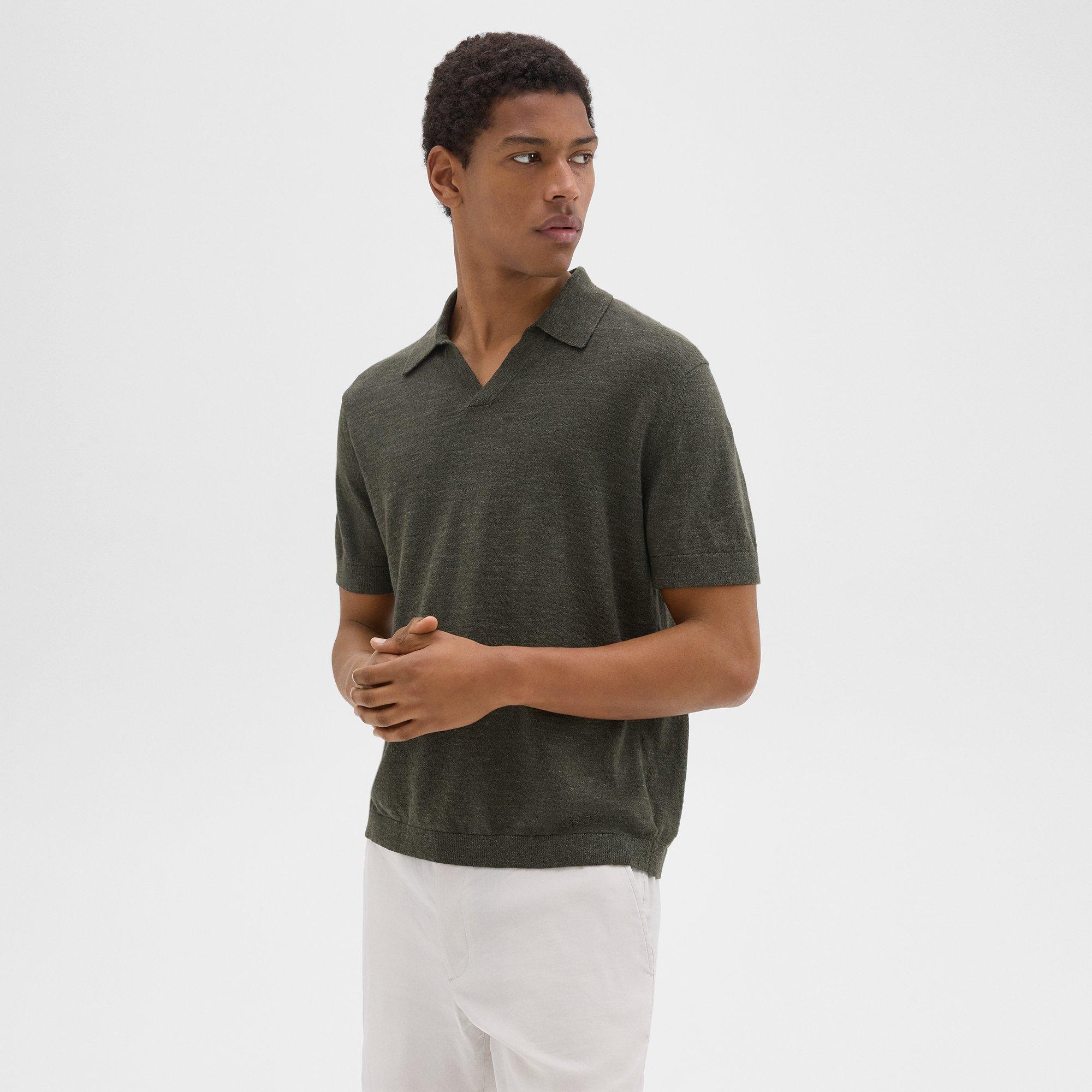 Brenan Polo Shirt in Cotton-Linen - 3